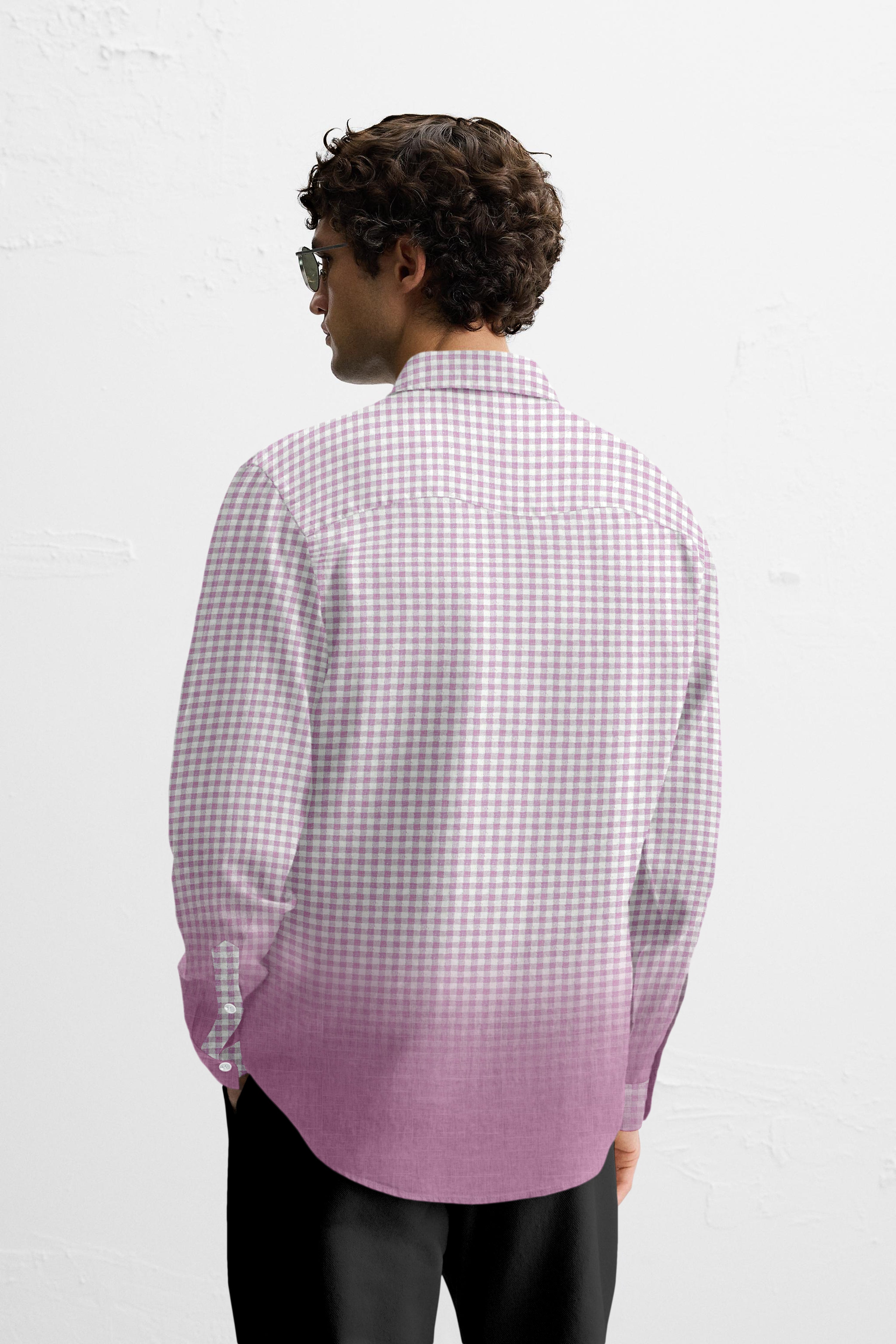 Ombre Gingham Shirt