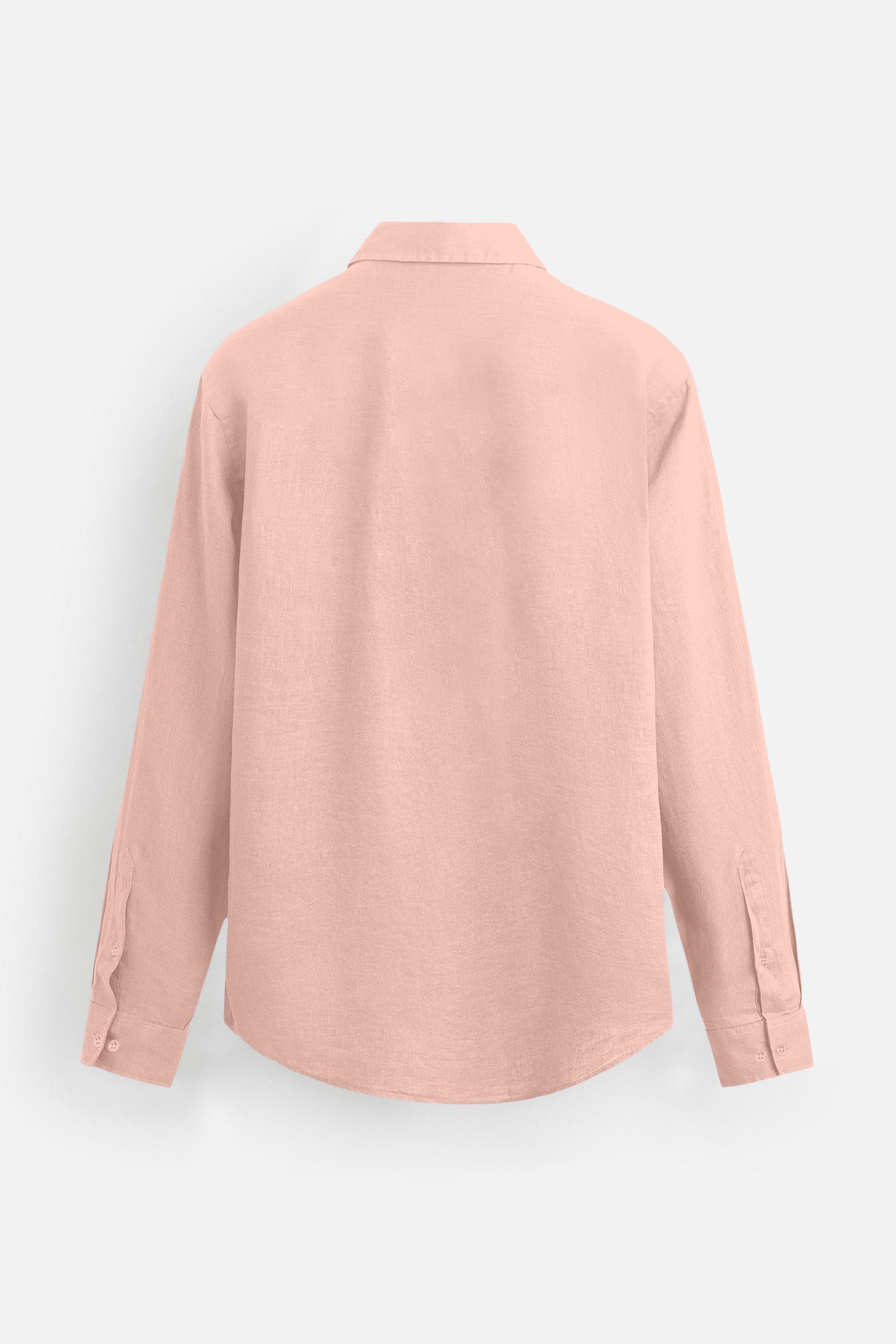 Soft Linen Coral Casual Shirt