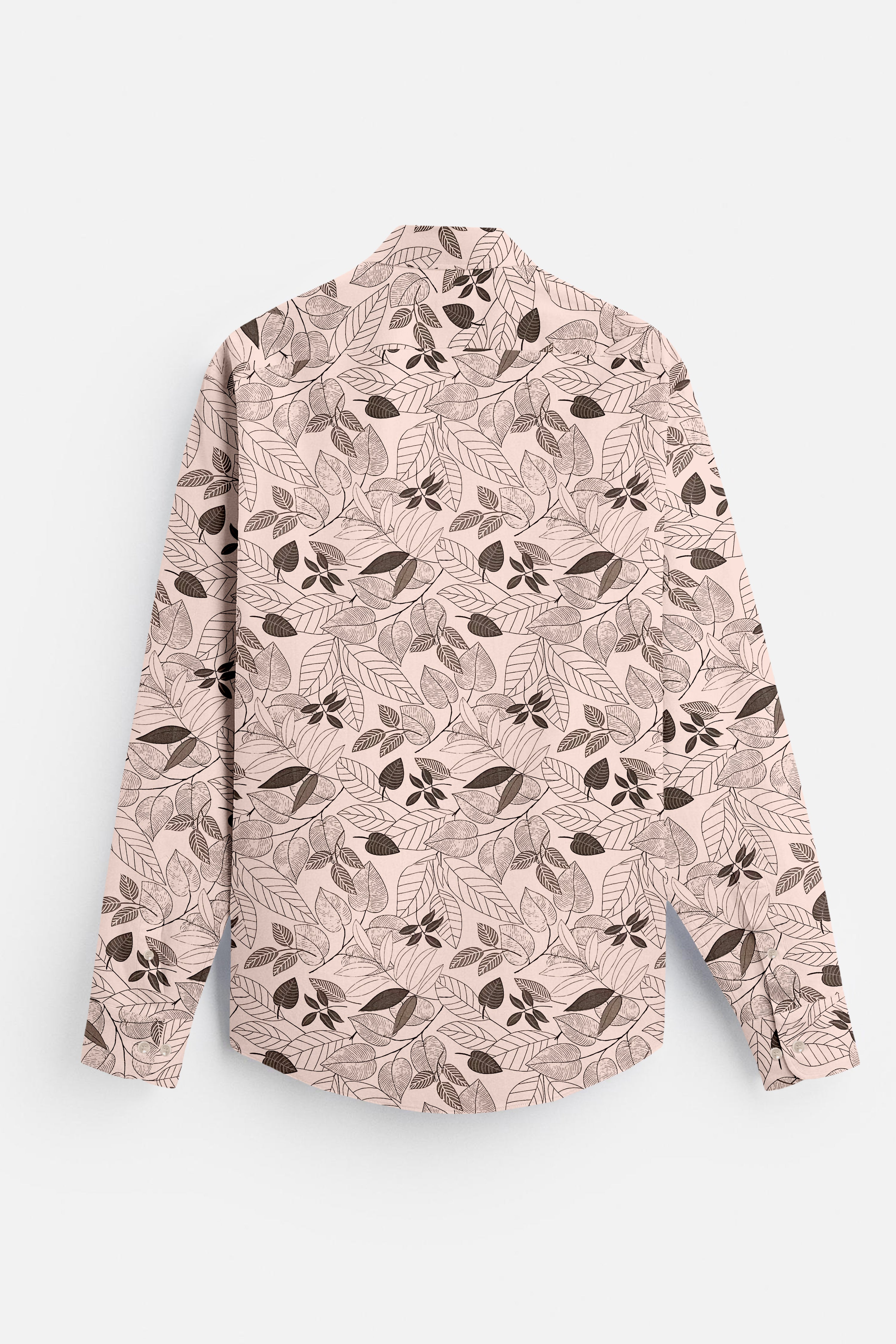 Printed Linen Botanical Shirt