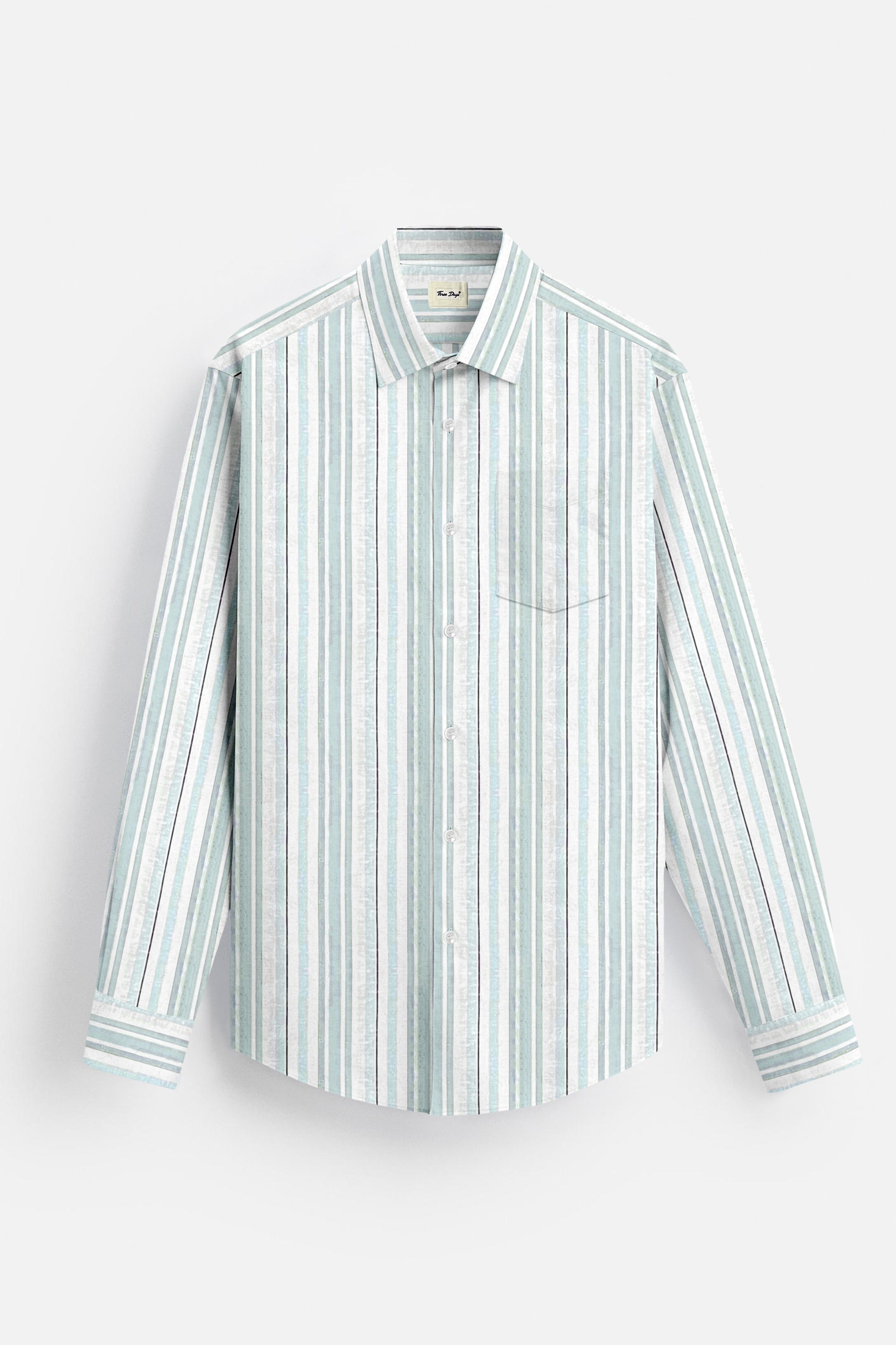 Linen Striped Shirt - Three Days