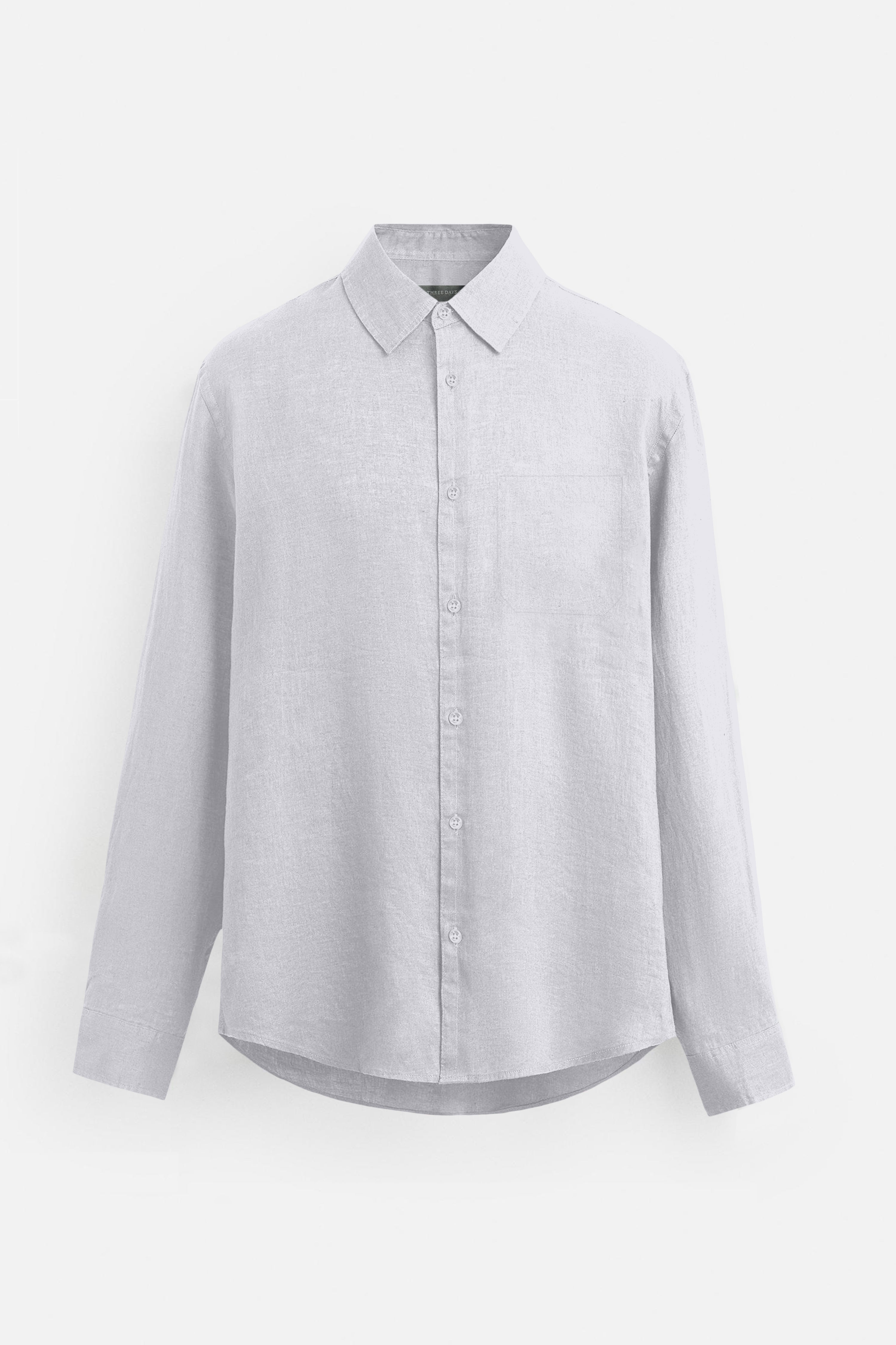 Soft Linen Grey  Casual Shirt