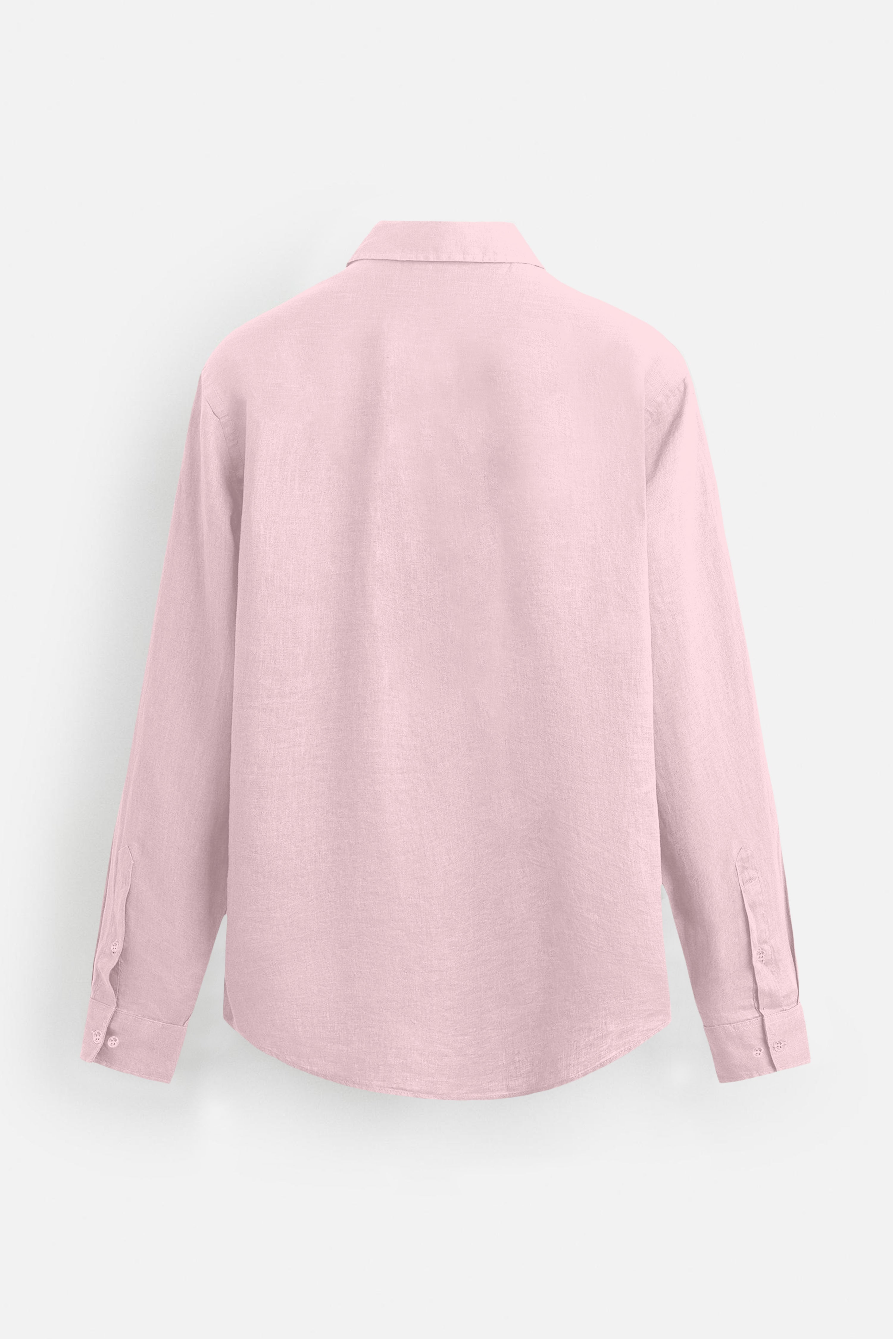 Soft Linen Light Pink  Casual Shirt