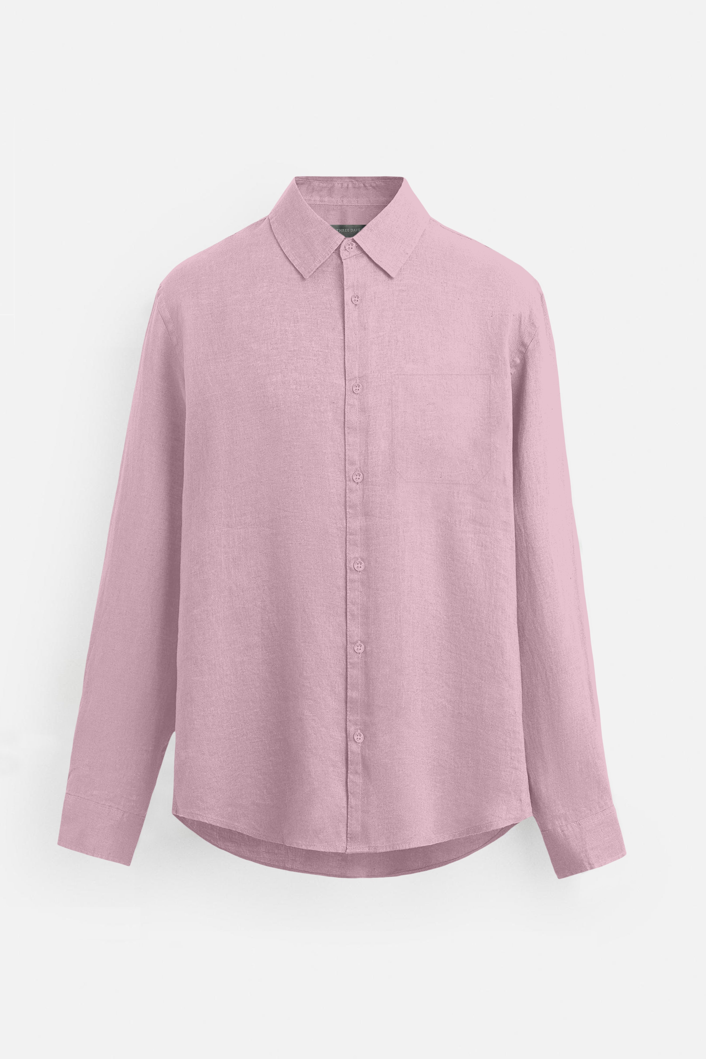 Soft Linen Pink Casual Shirt