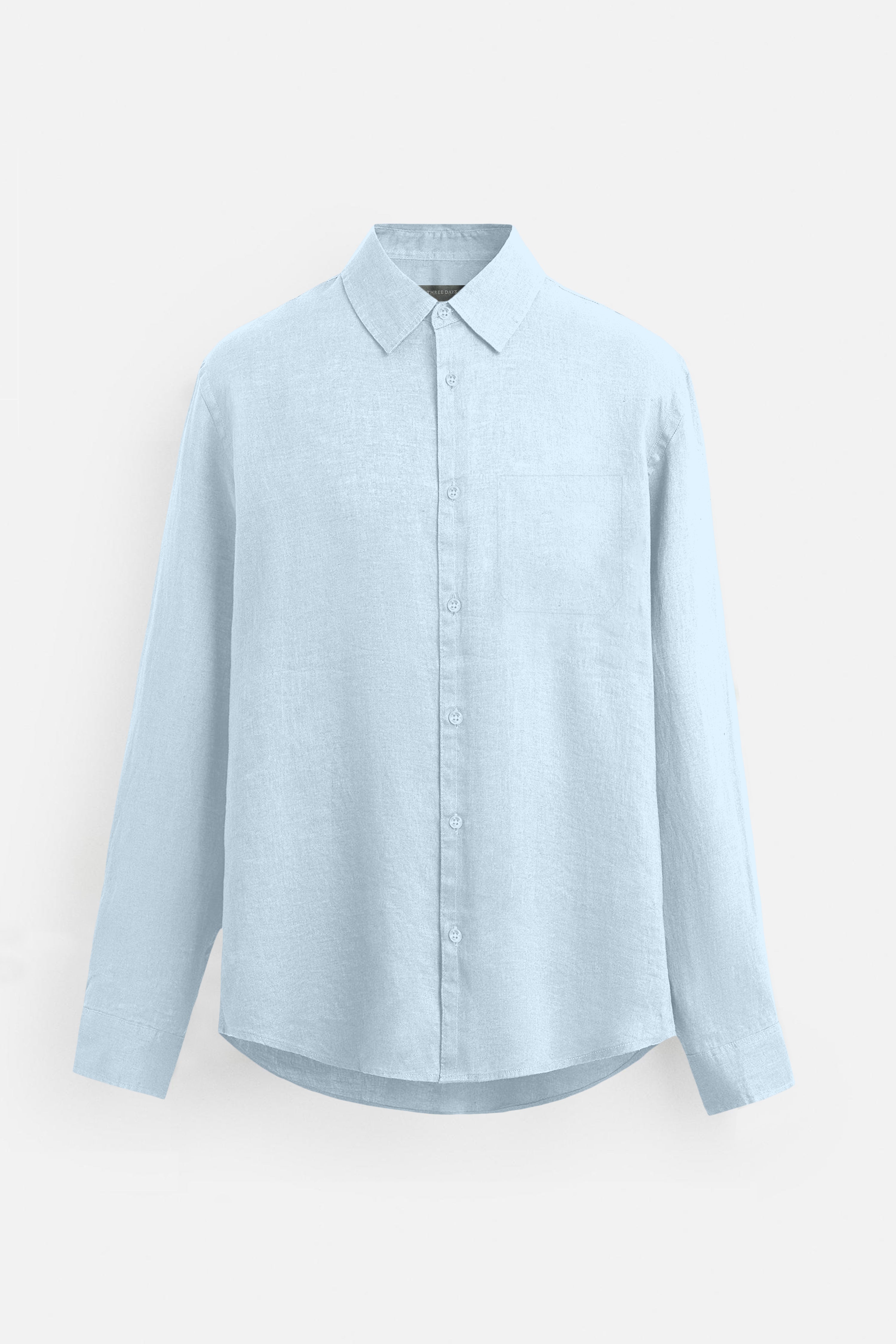 Soft Linen Sky Blue Casual Shirt