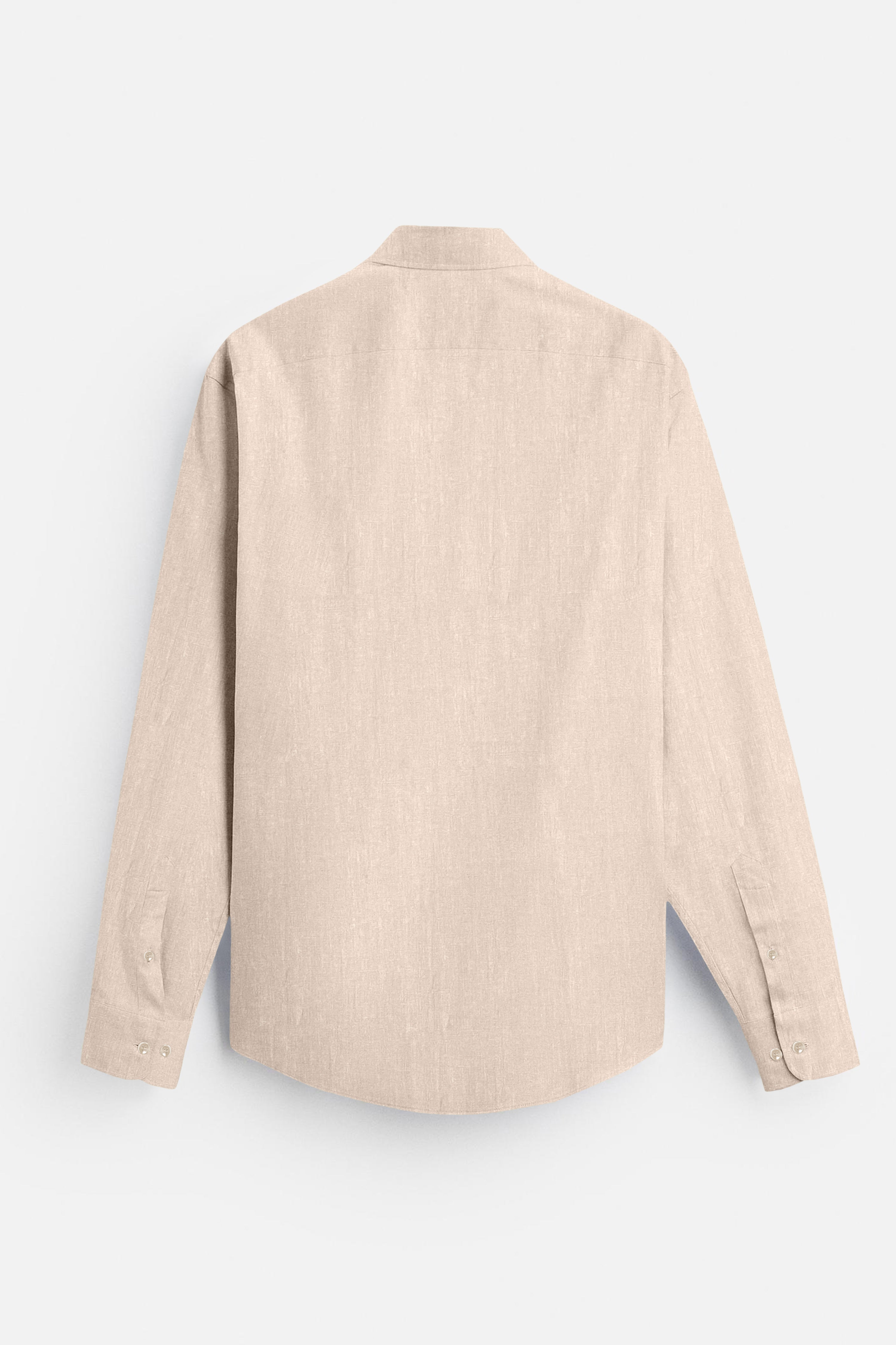 Handcrafted Linen Beige Shirt - Three Days