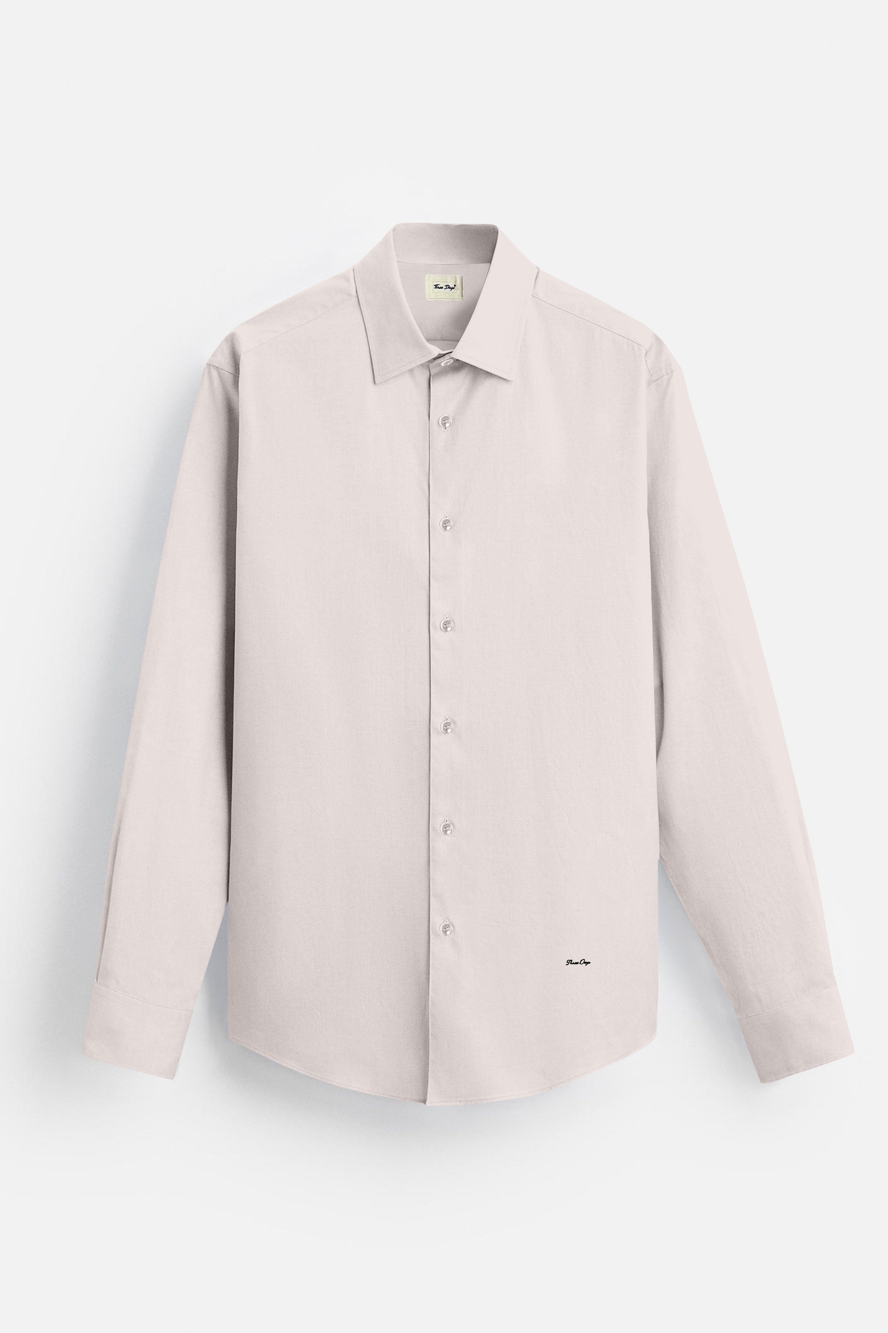 Noble Hue Solid Long Sleeves Shirt - Three Days