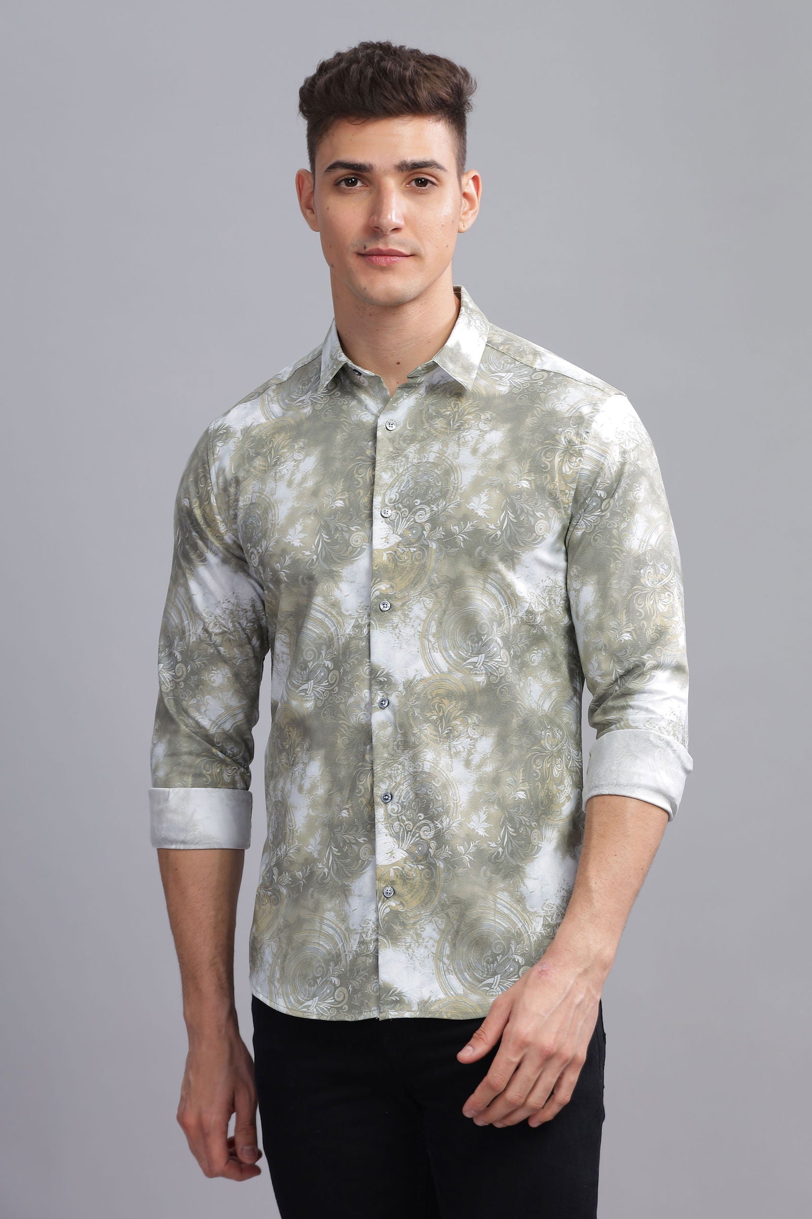 Astral Slim Fit Printed Shirt - Three Days