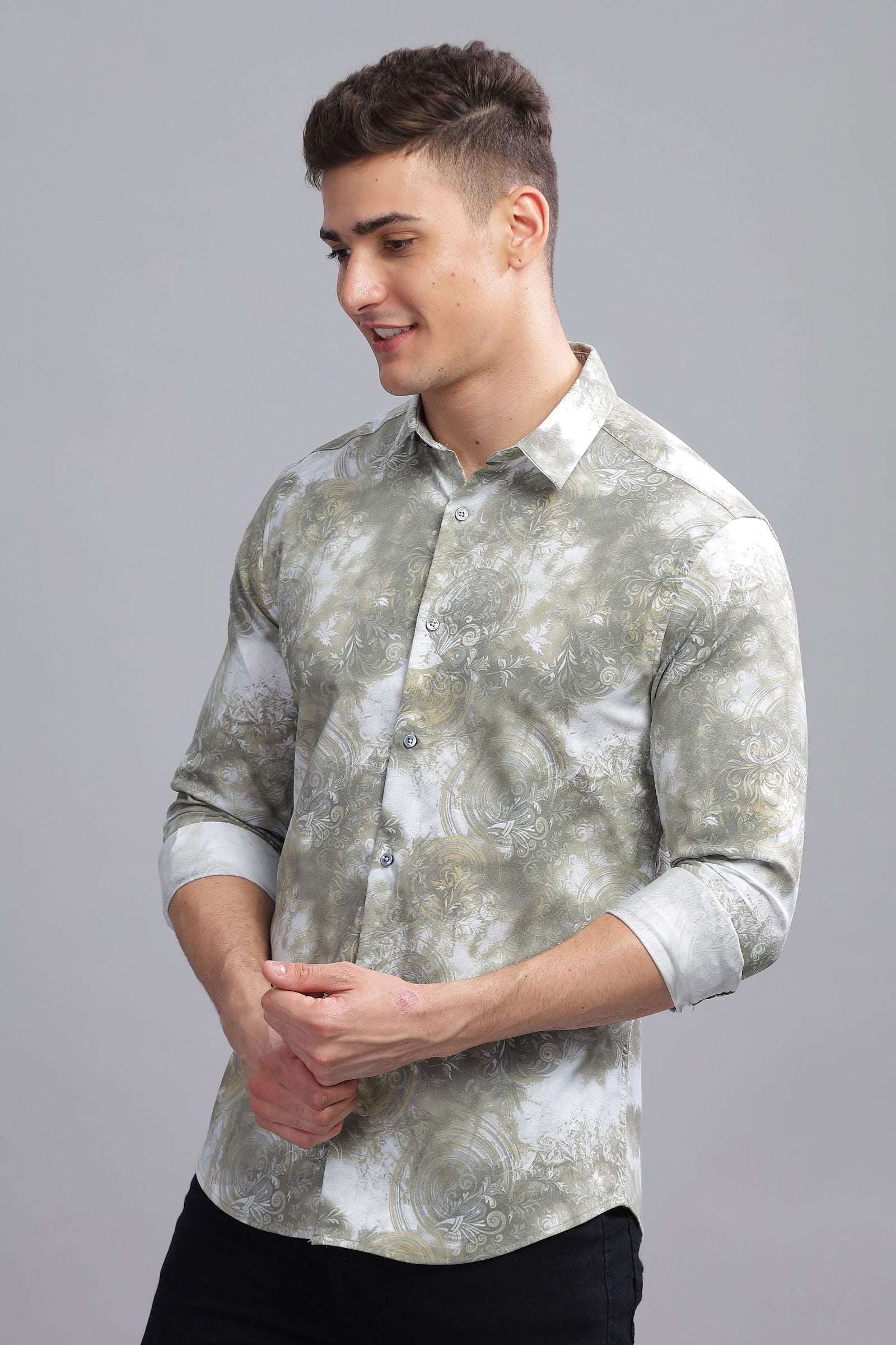 Astral Slim Fit Printed Shirt - Three Days