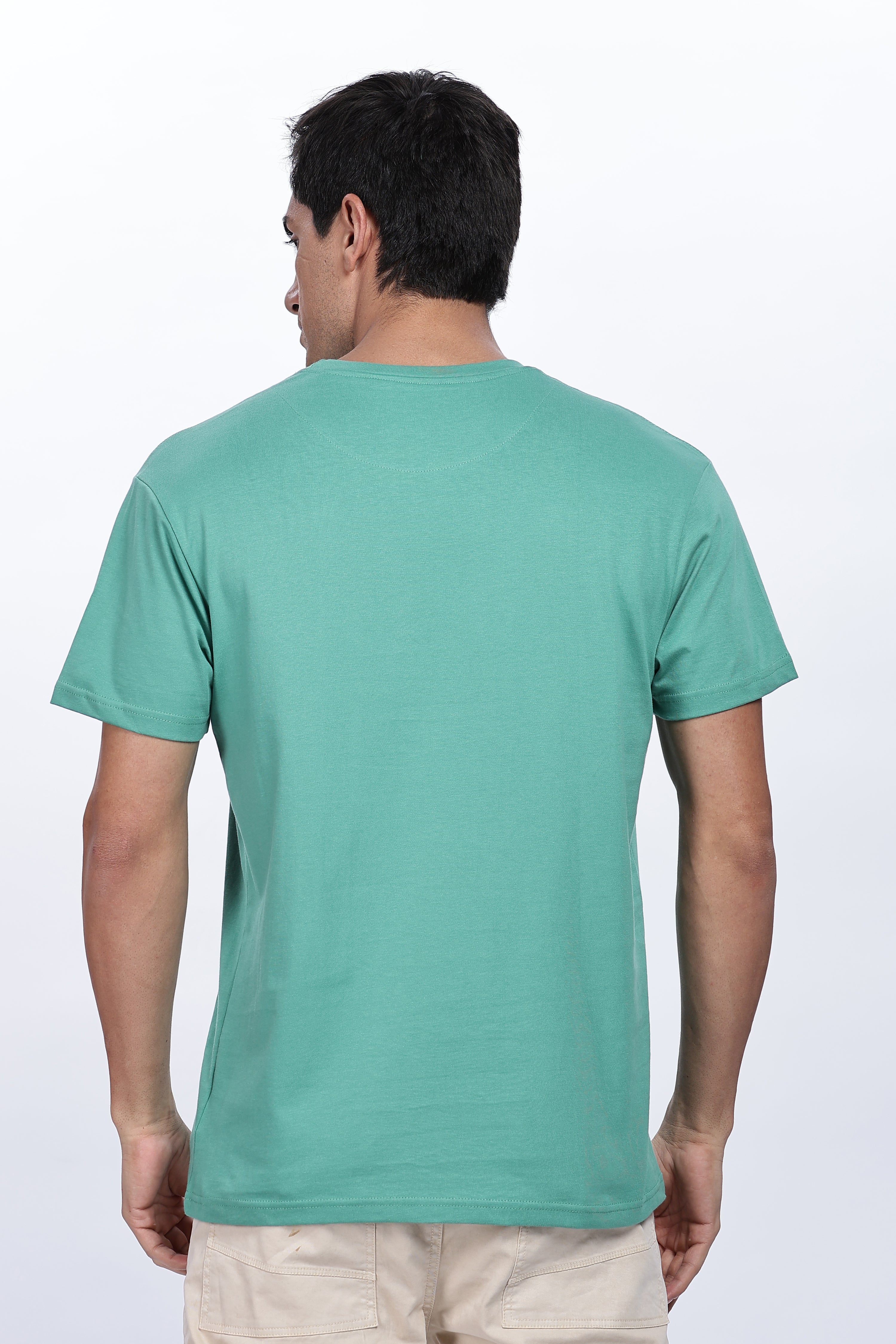 Mint Green Regular Fit Tshirt