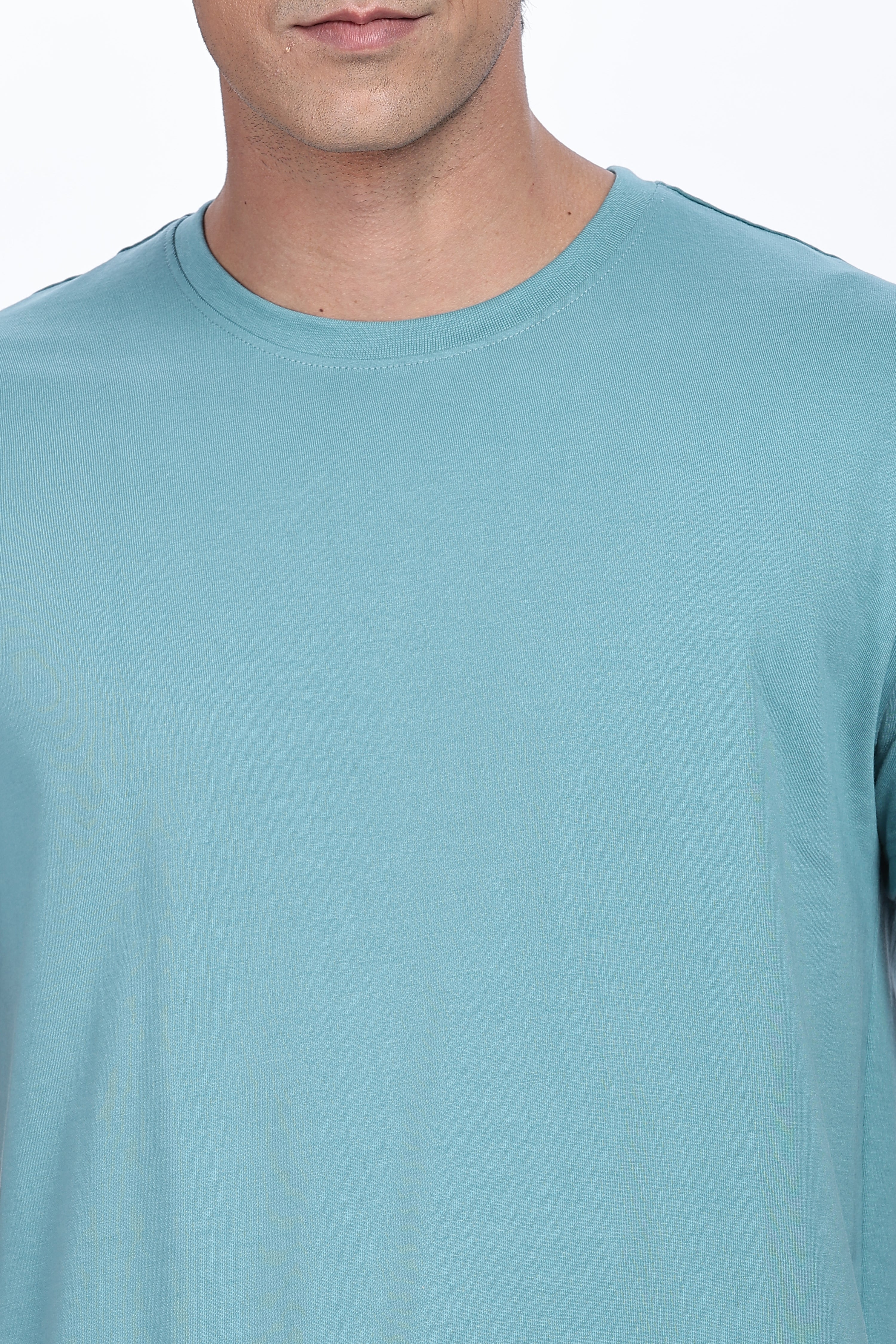 Ice Blue Regular Fit Tshirt