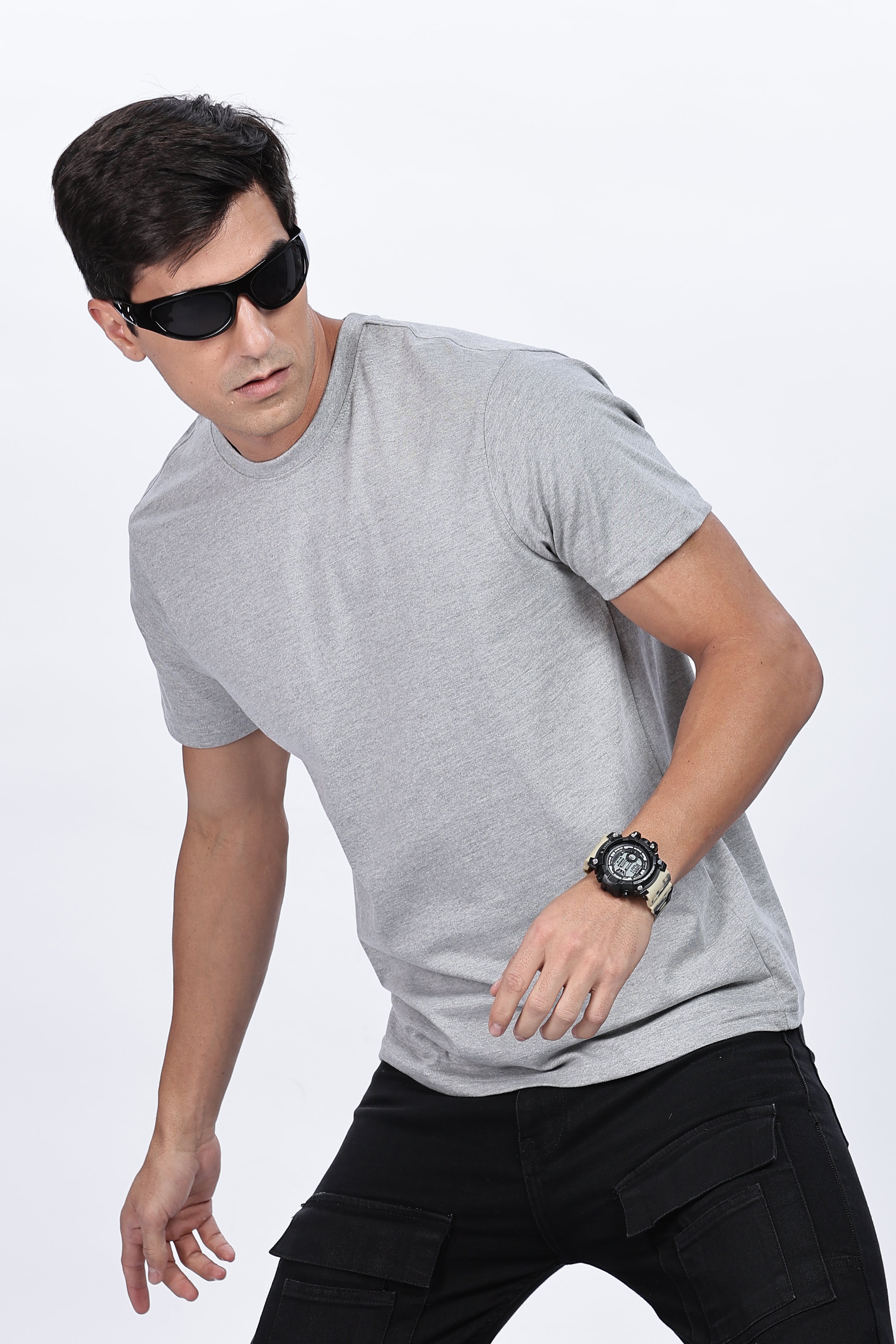 Grey Regular Fit Tshirt