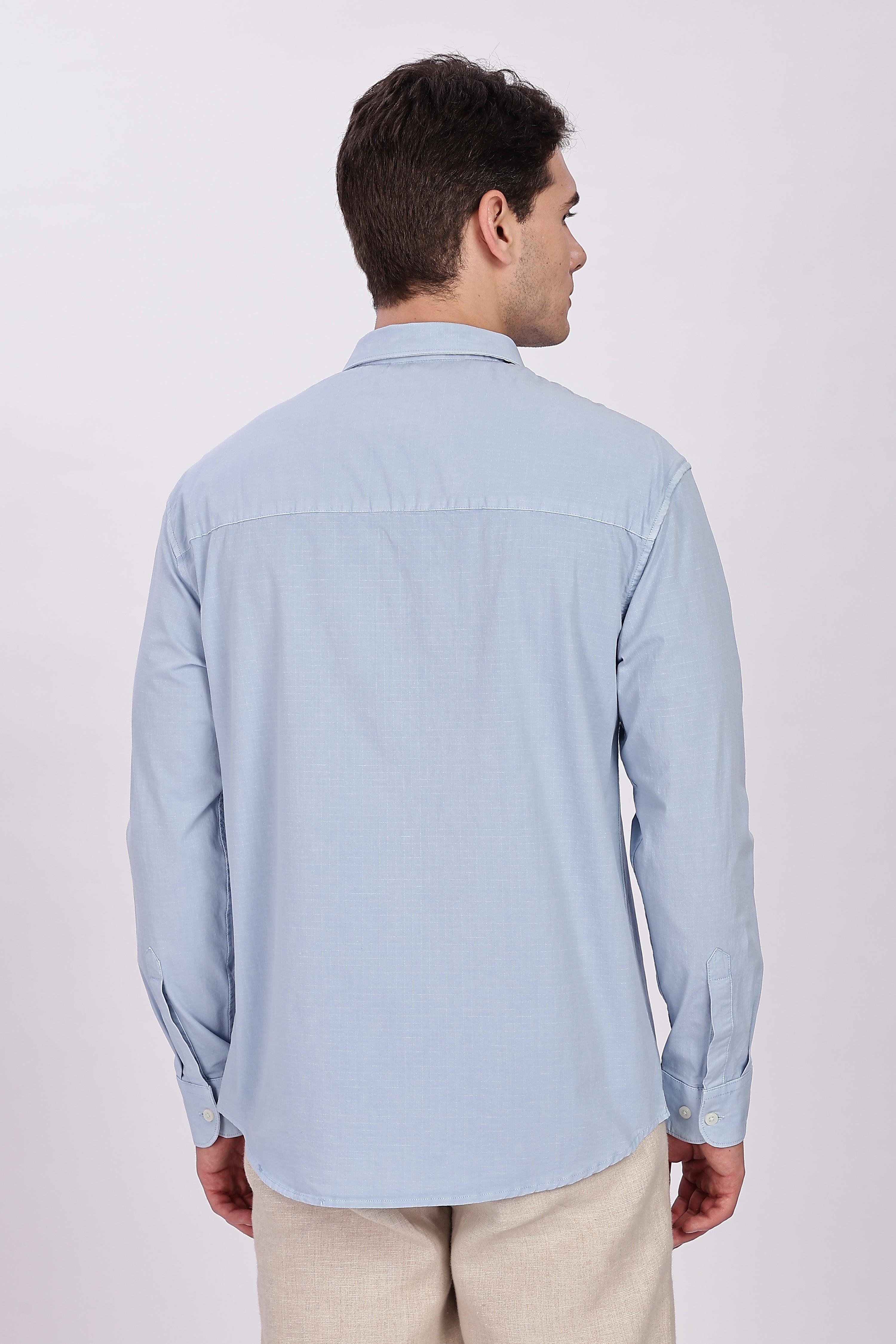Oxford Pocket Embroidery Shirt