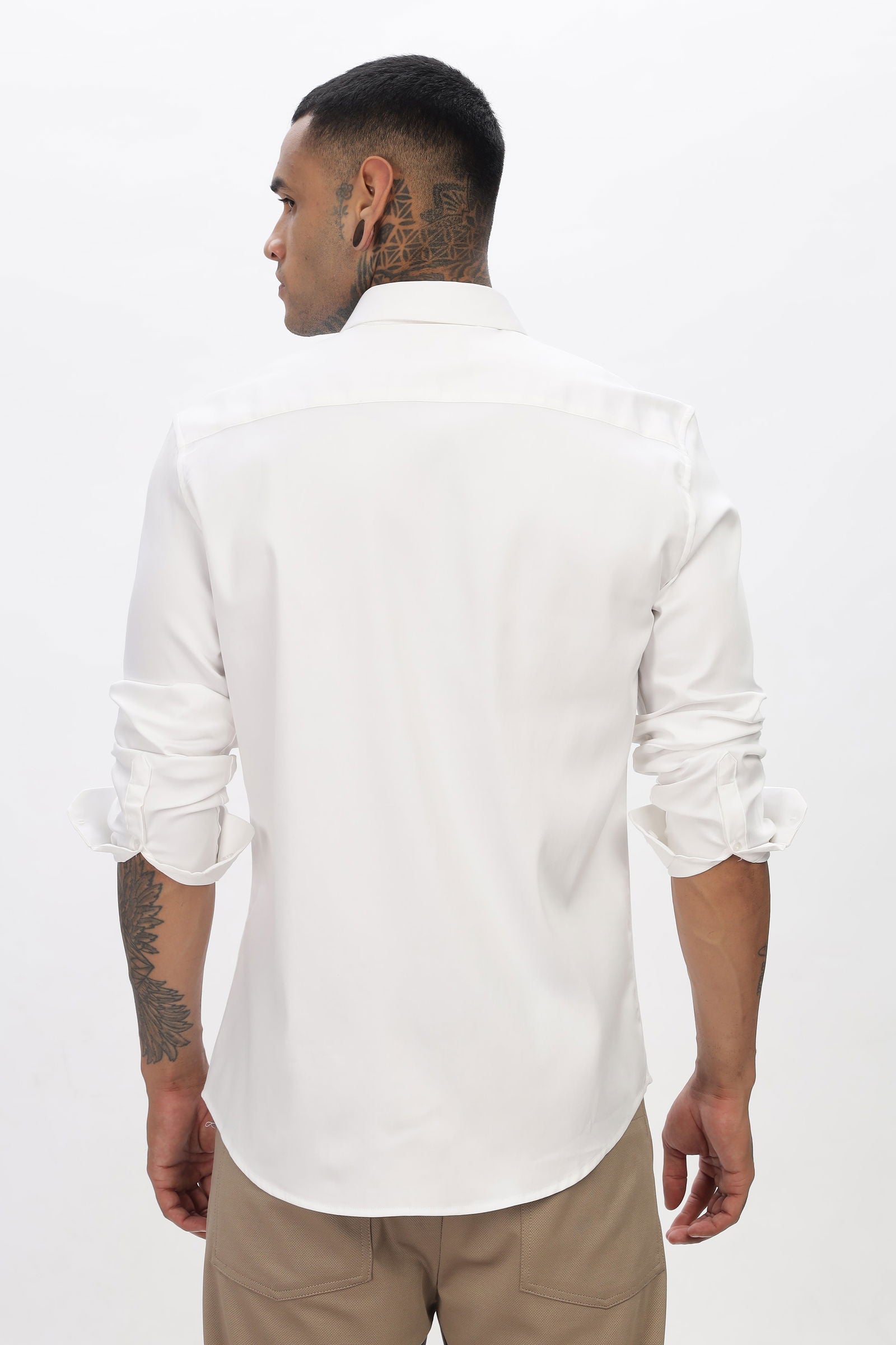 Bespoke Embroidery White Shirt - Three Days