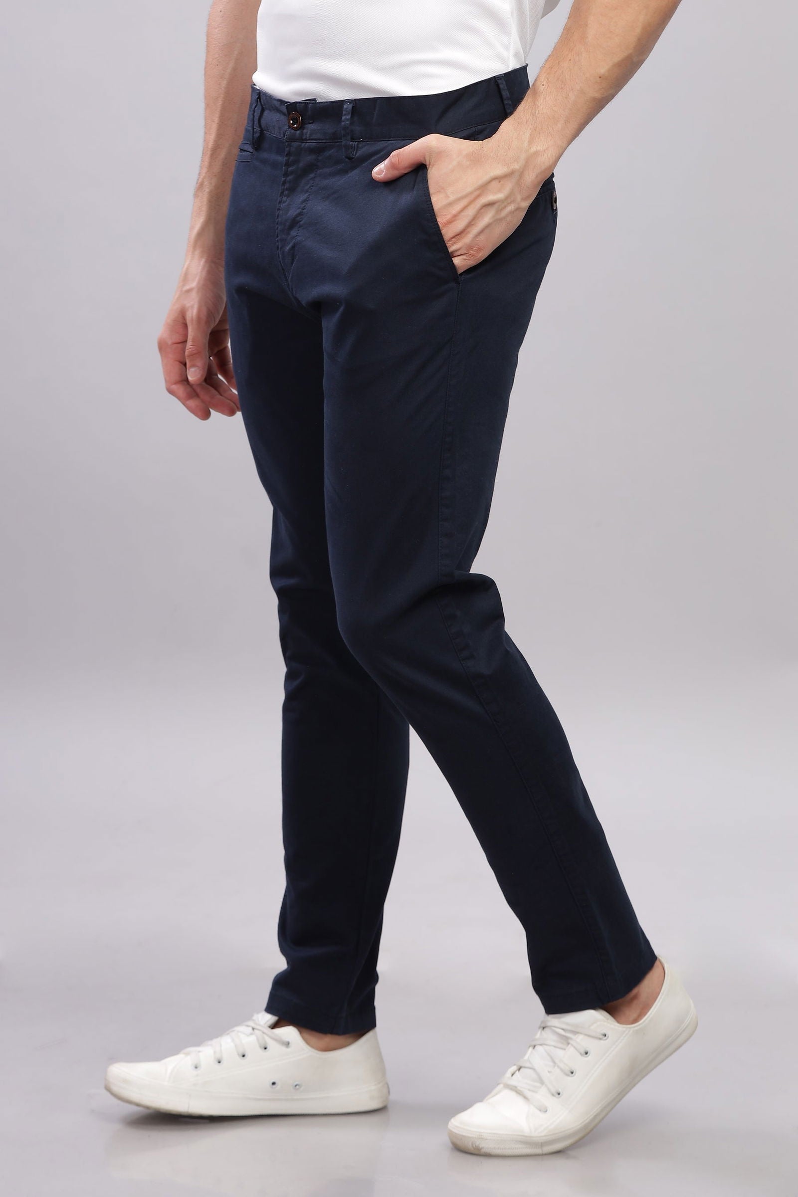 Blue Metro Mod Chino Pants - Three Days