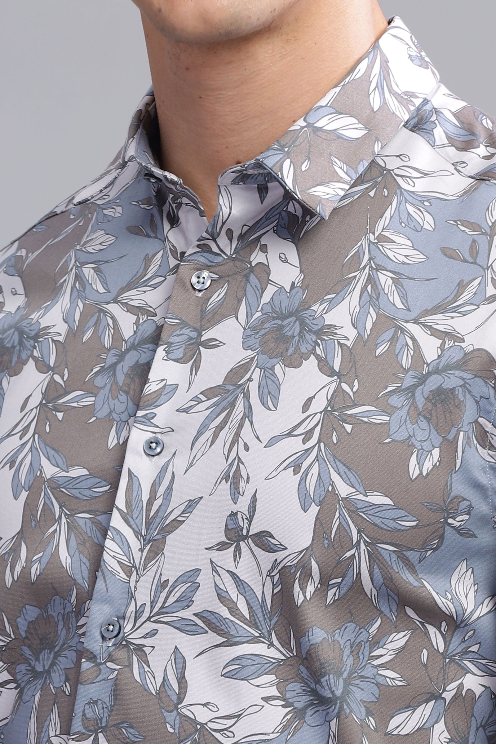 Botanic Floral Printed Shirt - Three Days