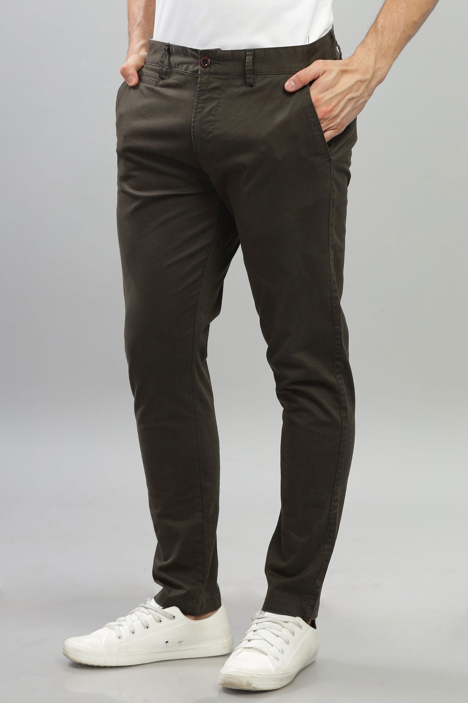 Brown Metro Mod Chino Pants - Three Days