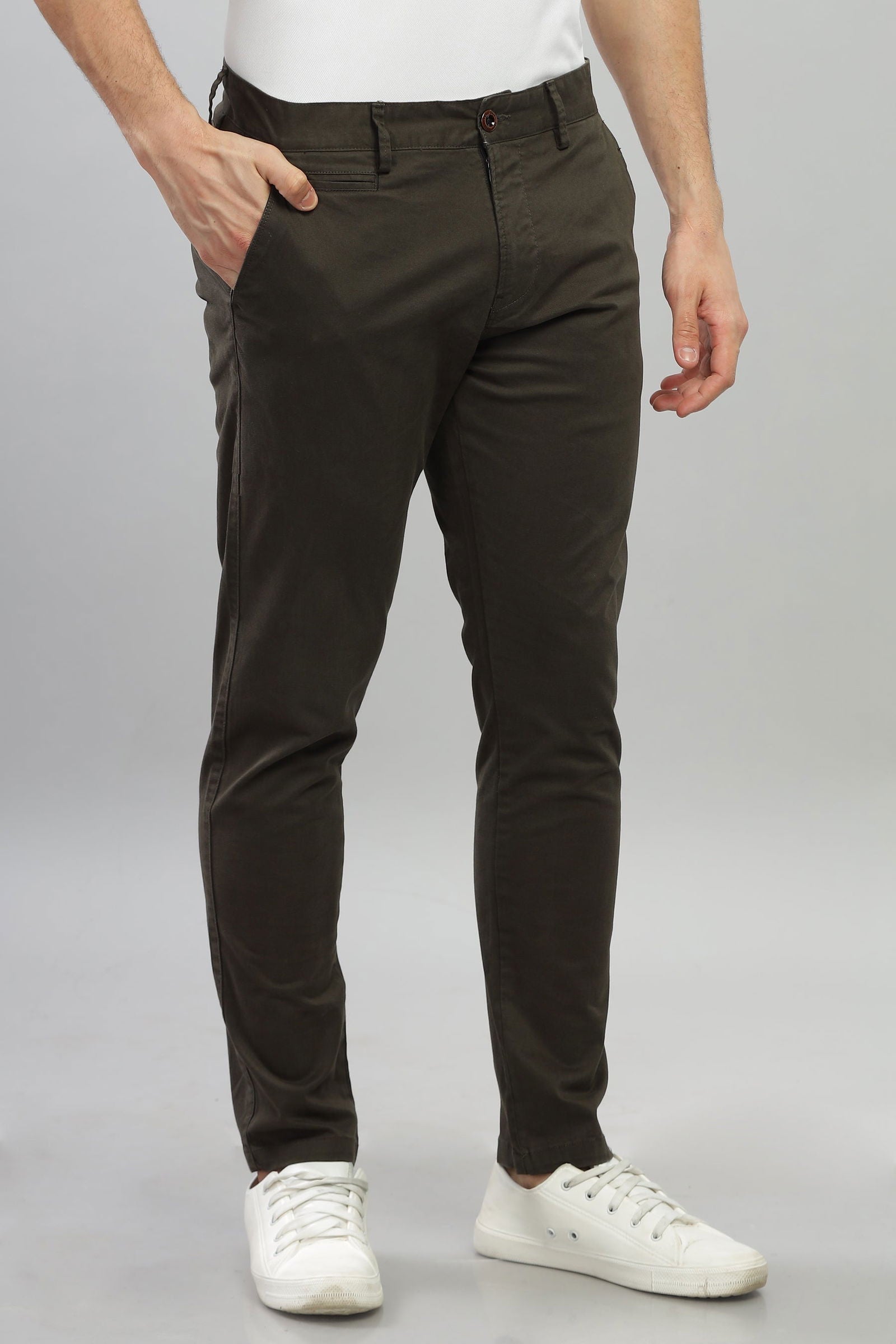 Brown Metro Mod Chino Pants - Three Days