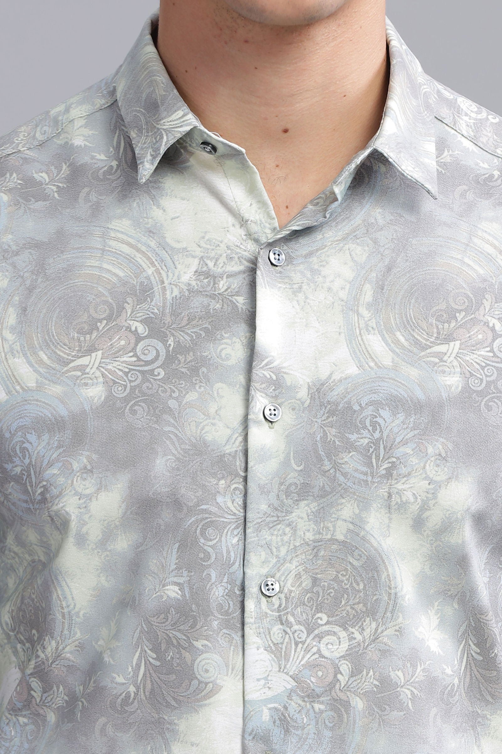 Chroma Slim Fit Printed Shirt - Three Days