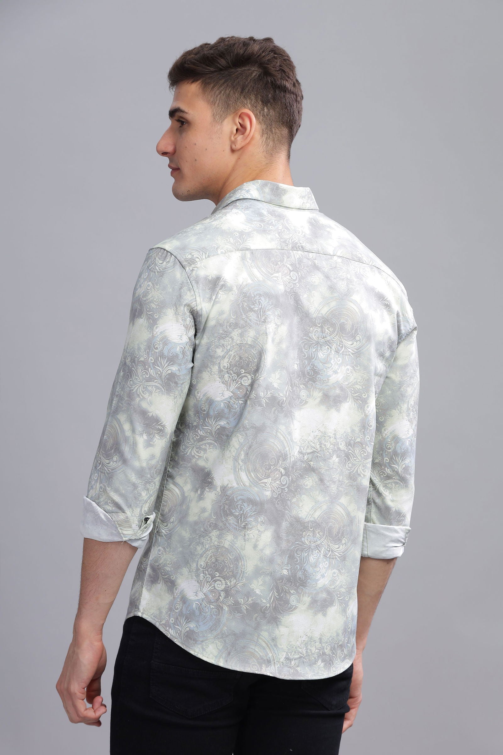 Chroma Slim Fit Printed Shirt - Three Days