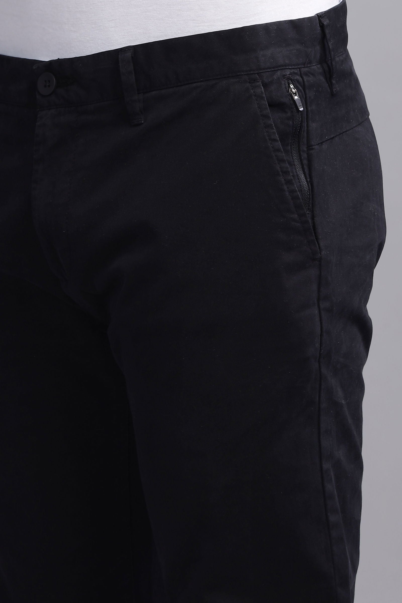 CityStride Dark Grey Cotton Chinos - Three Days