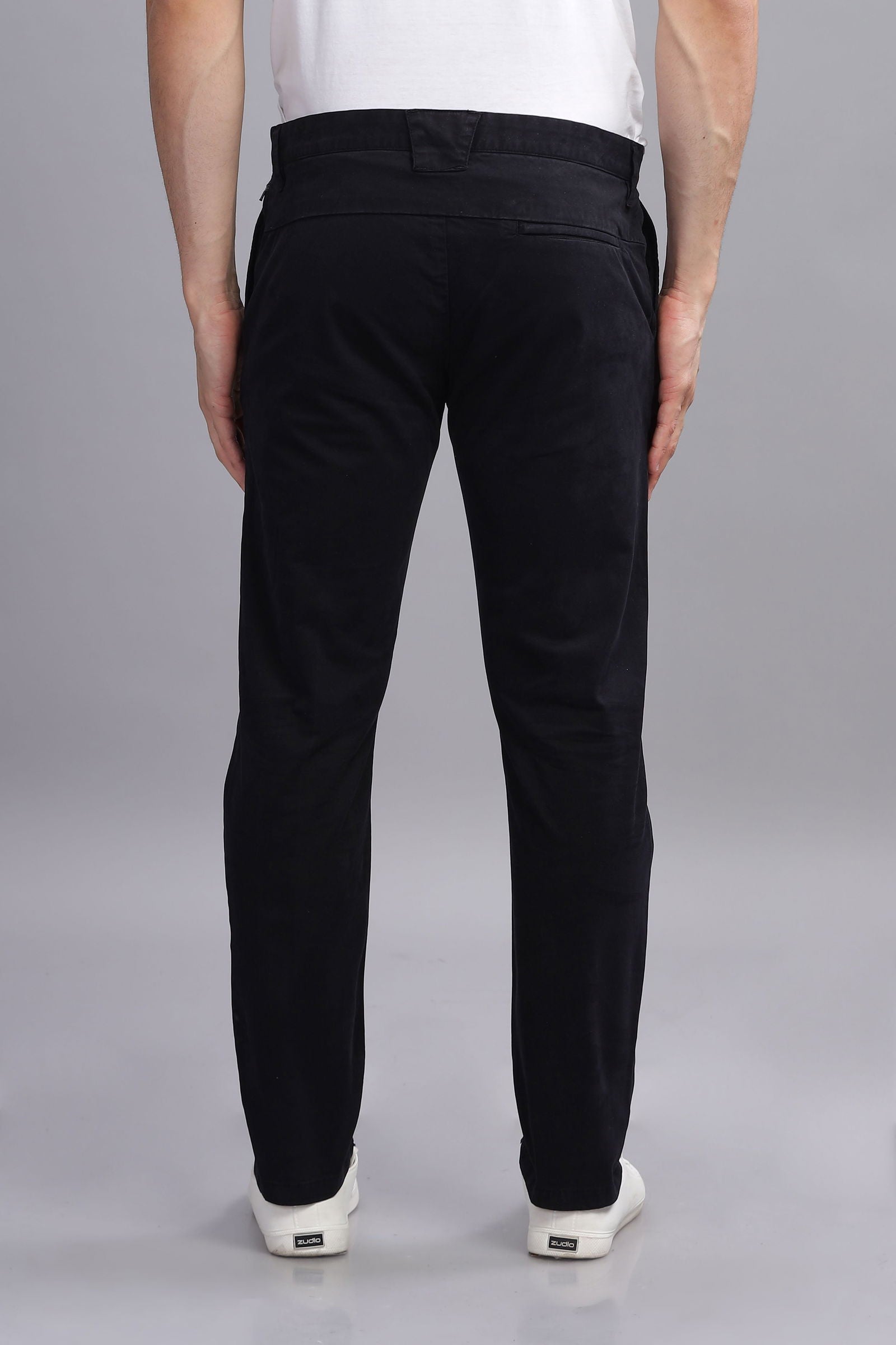CityStride Dark Grey Cotton Chinos - Three Days
