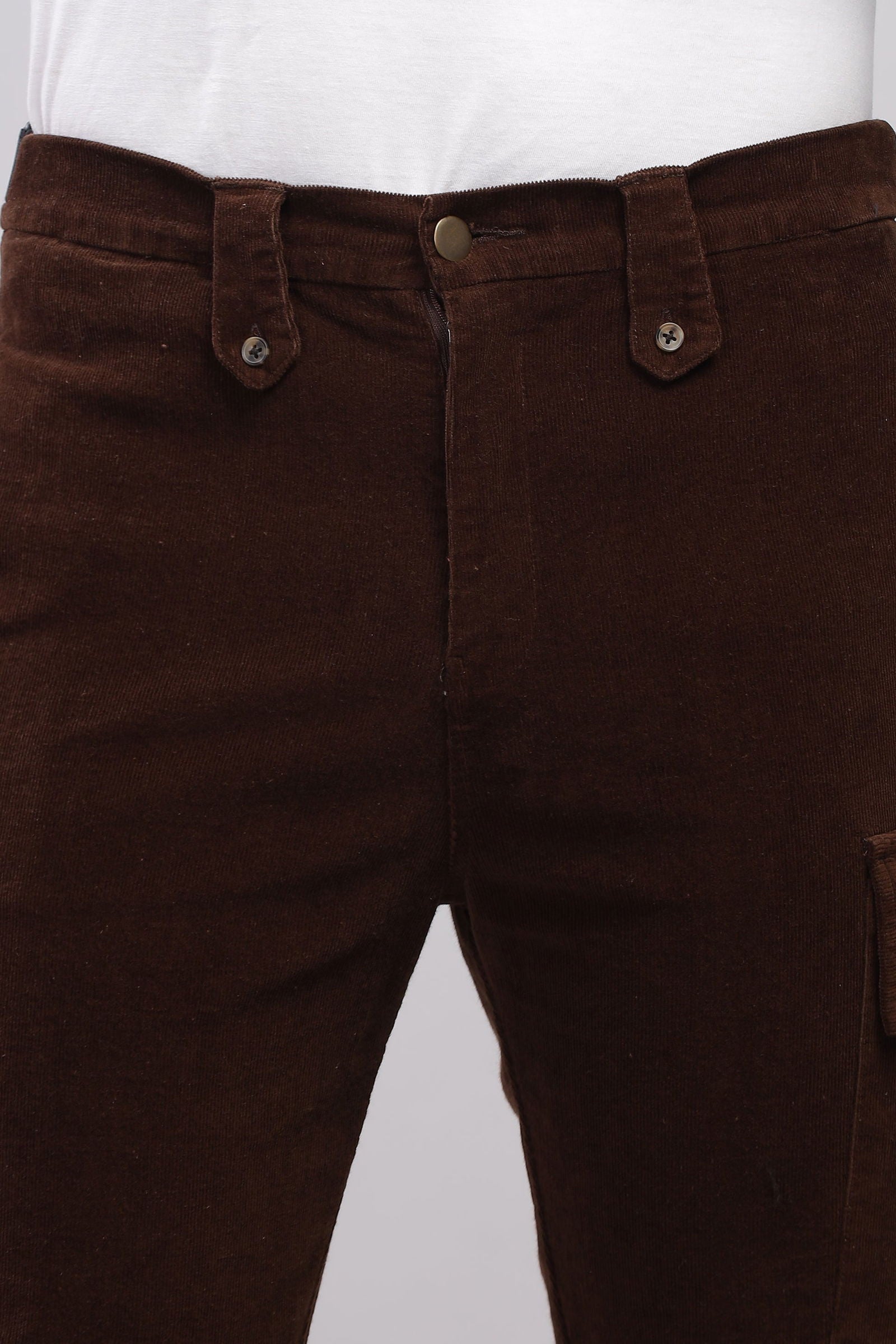 Downtown Brown Corduroy Cargo - Three Days