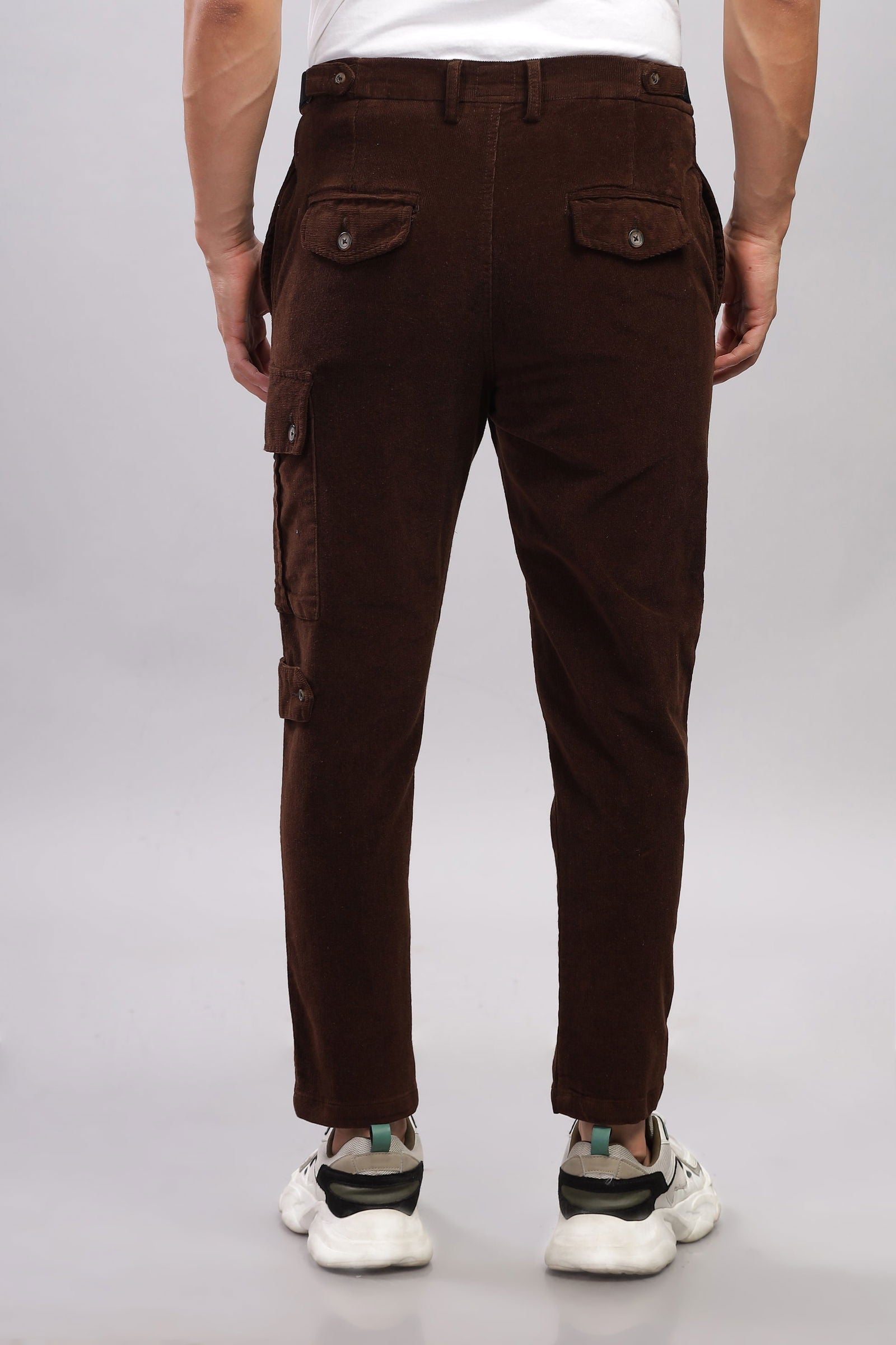 Downtown Brown Corduroy Cargo - Three Days
