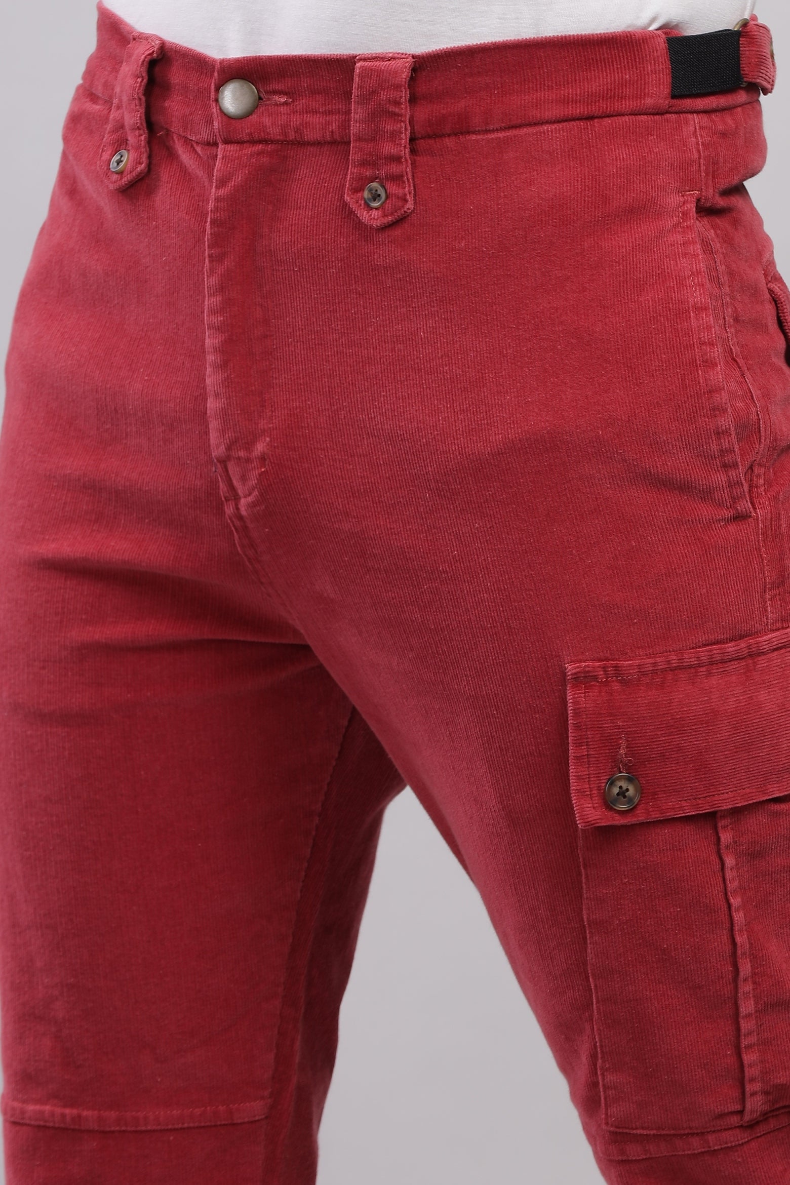 Downtown Cherry Corduroy Cargo - Three Days