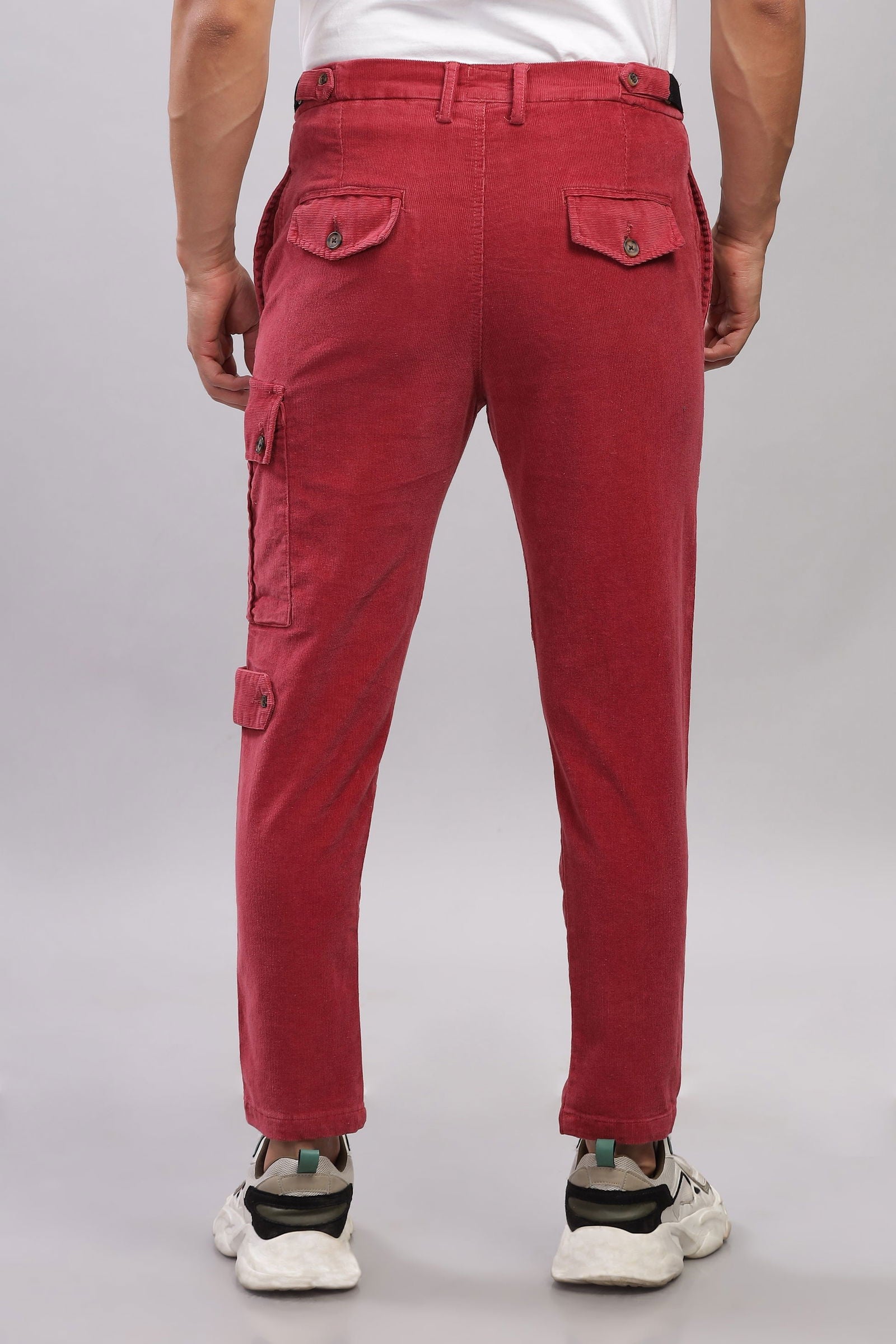Downtown Cherry Corduroy Cargo - Three Days