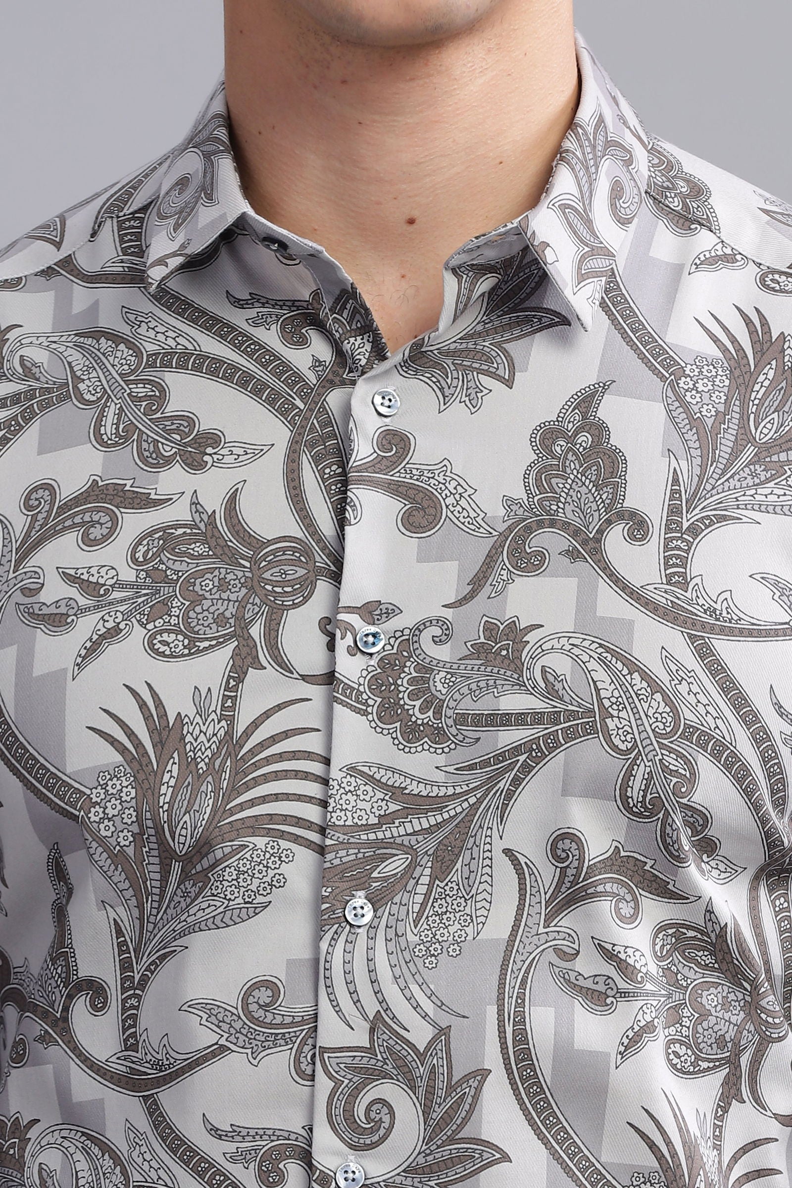 Eden Abstract Print Full Sleeves Shirt - Three Days