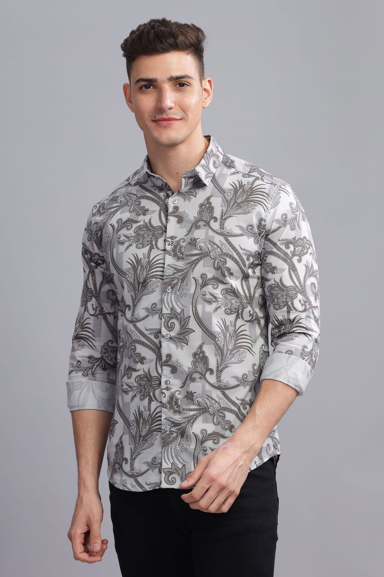 Eden Abstract Print Full Sleeves Shirt - Three Days