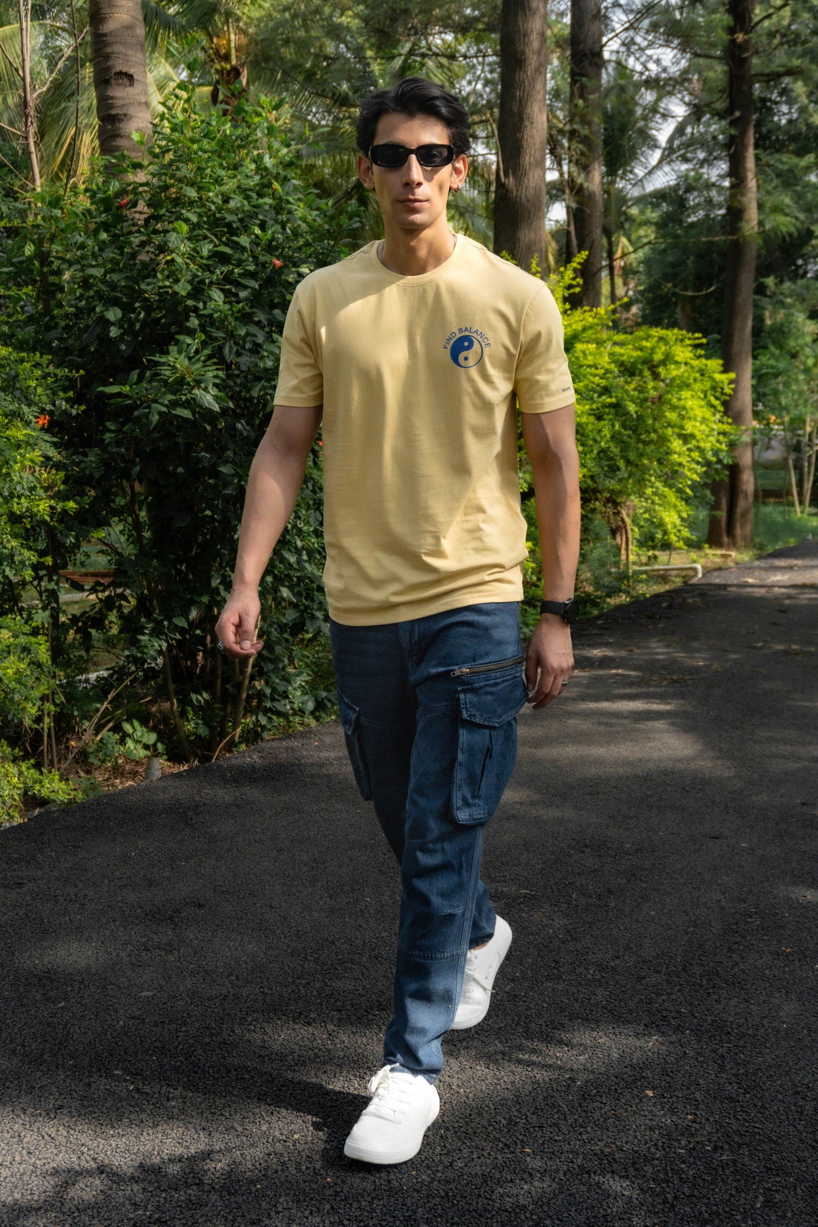 Find Balance Beige Tshirt - Three Days