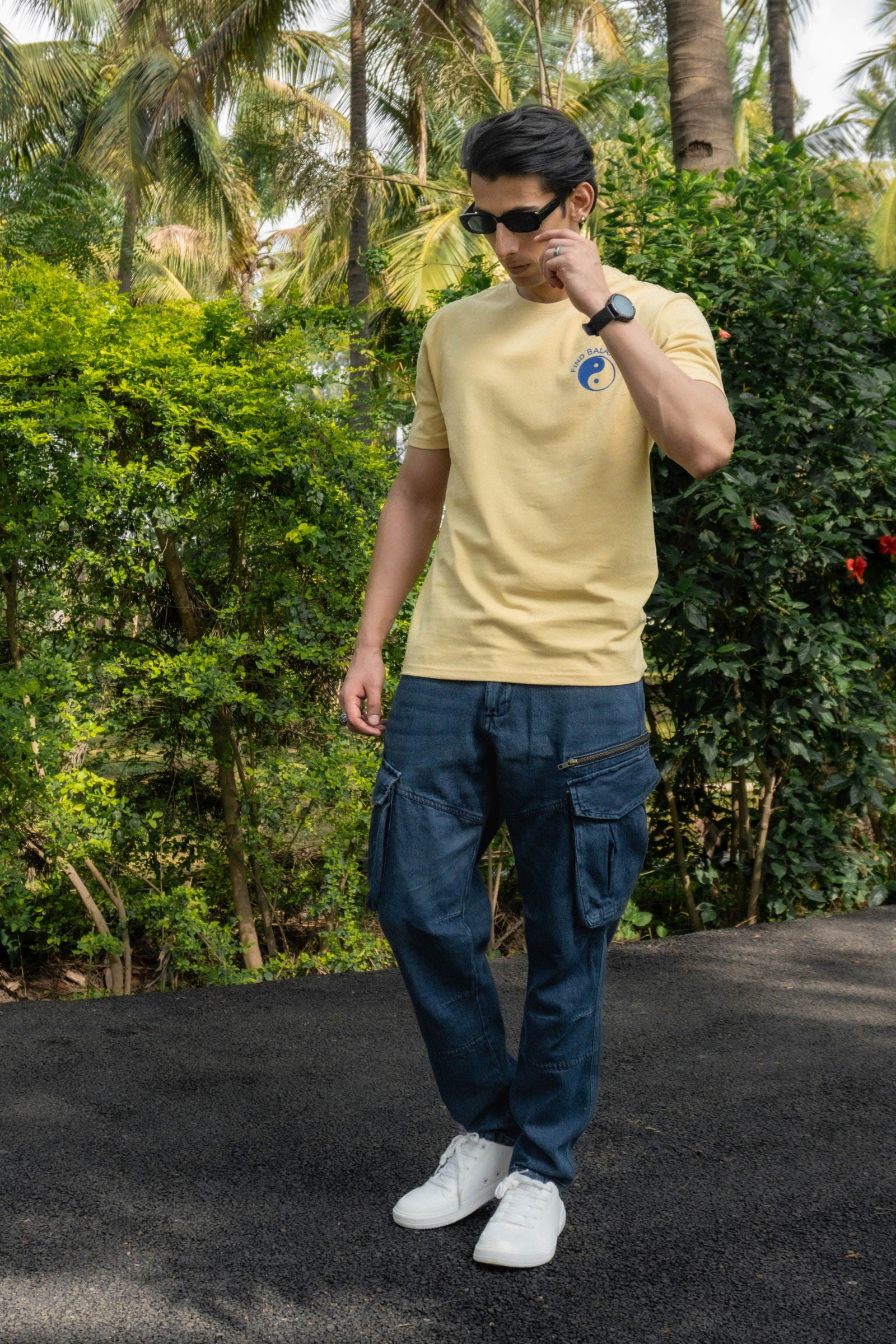 Find Balance Beige Tshirt - Three Days