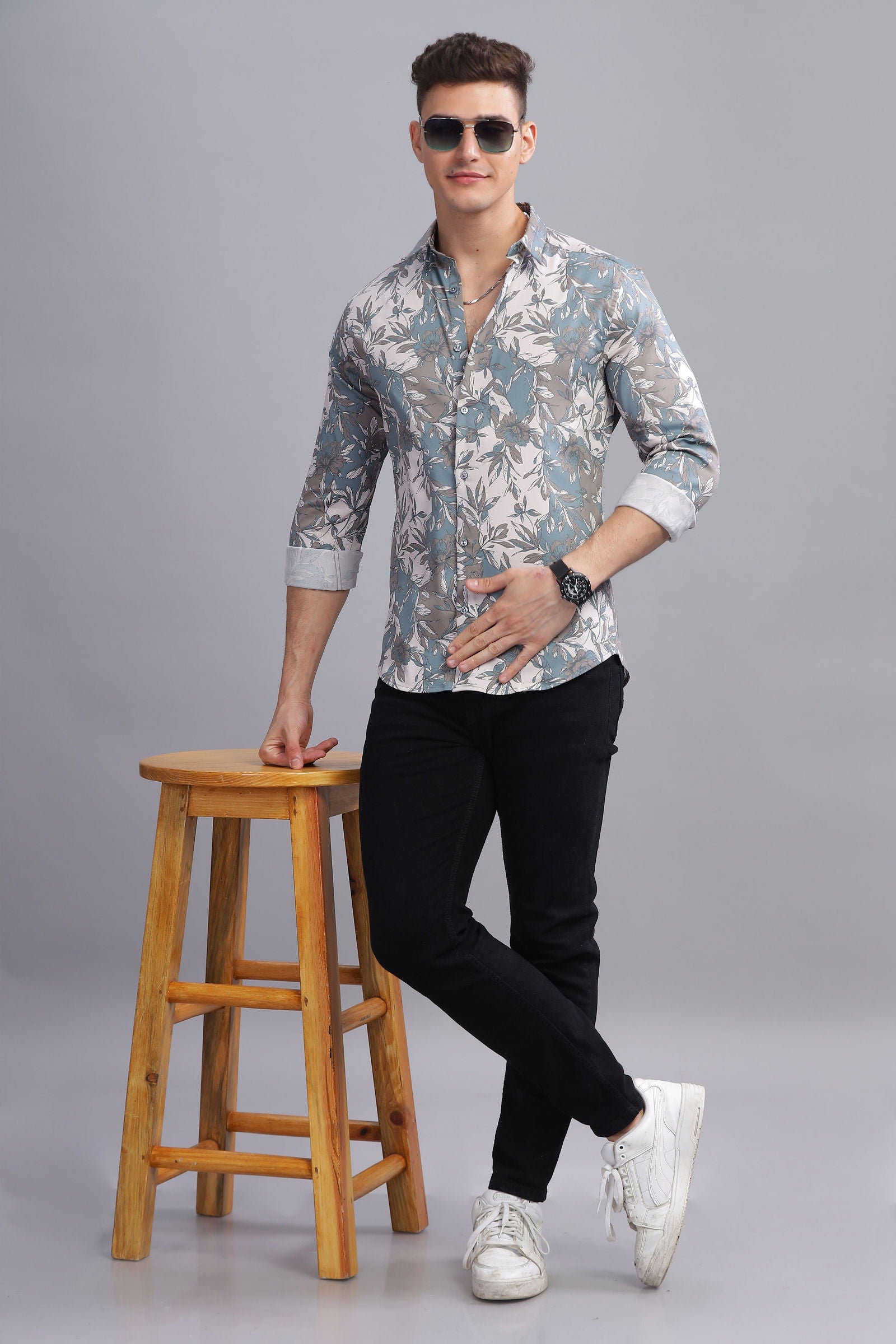 Flora Printed Shirt - Three Days