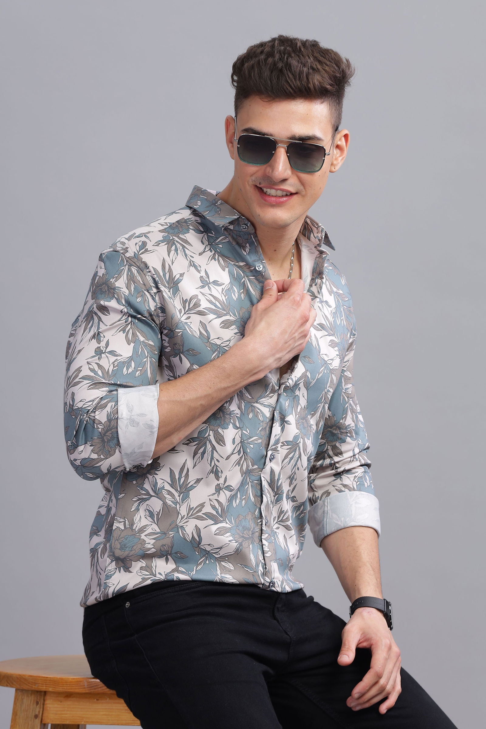 Flora Printed Shirt - Three Days