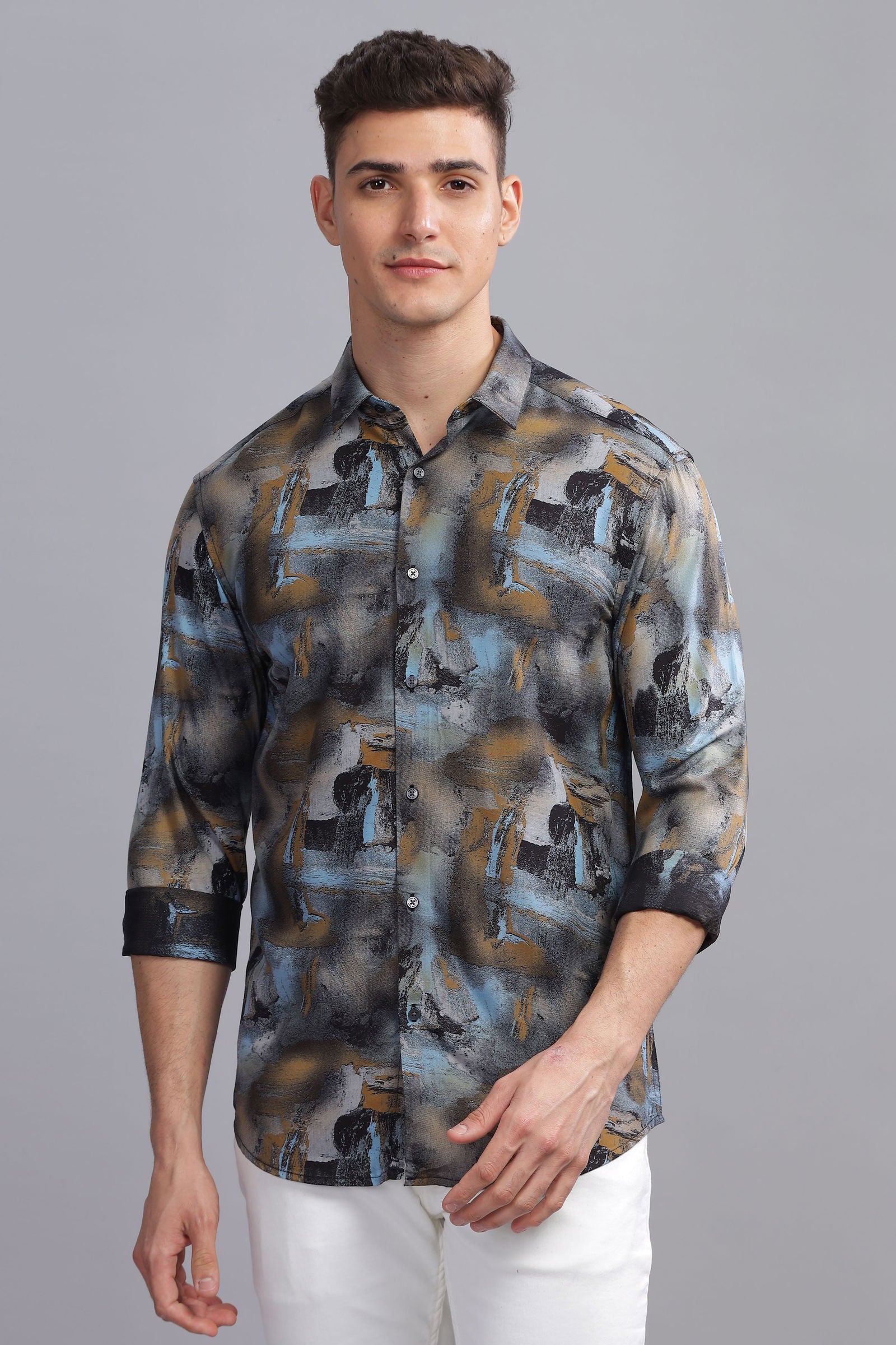 Galactic Abstract Printed Shirt - Three Days