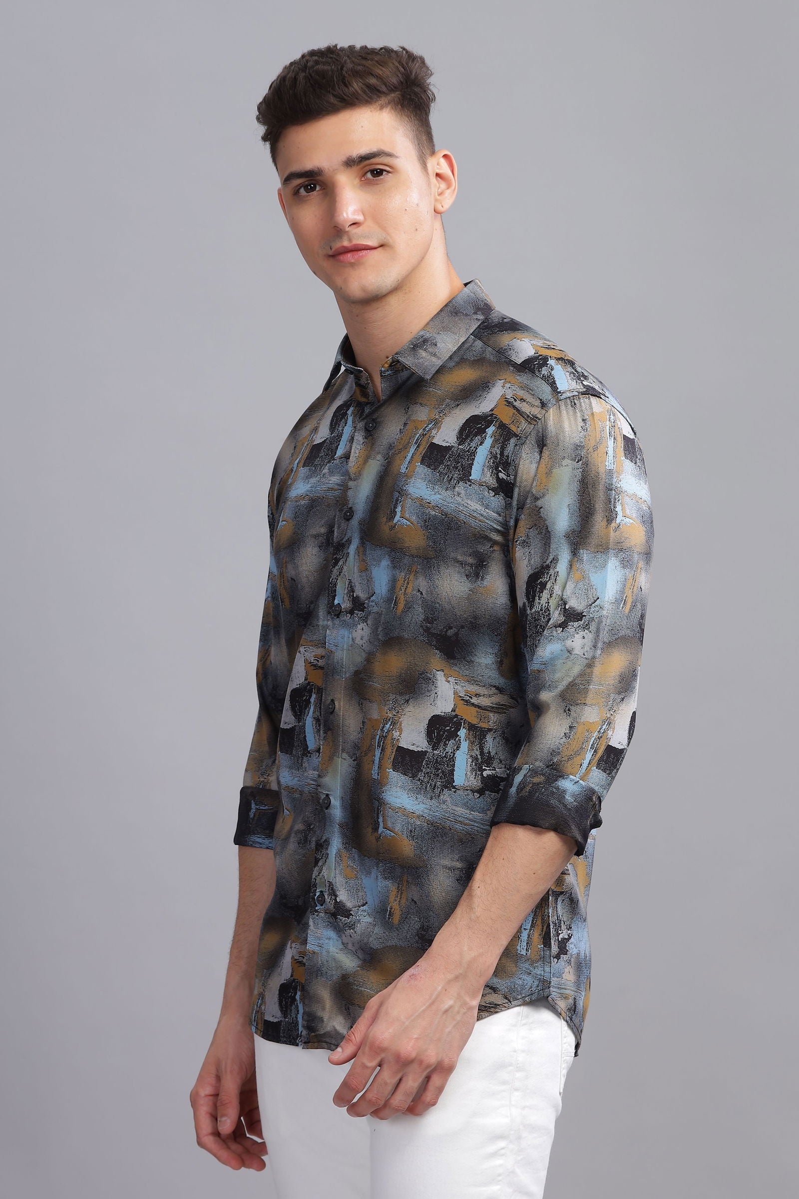 Galactic Abstract Printed Shirt - Three Days