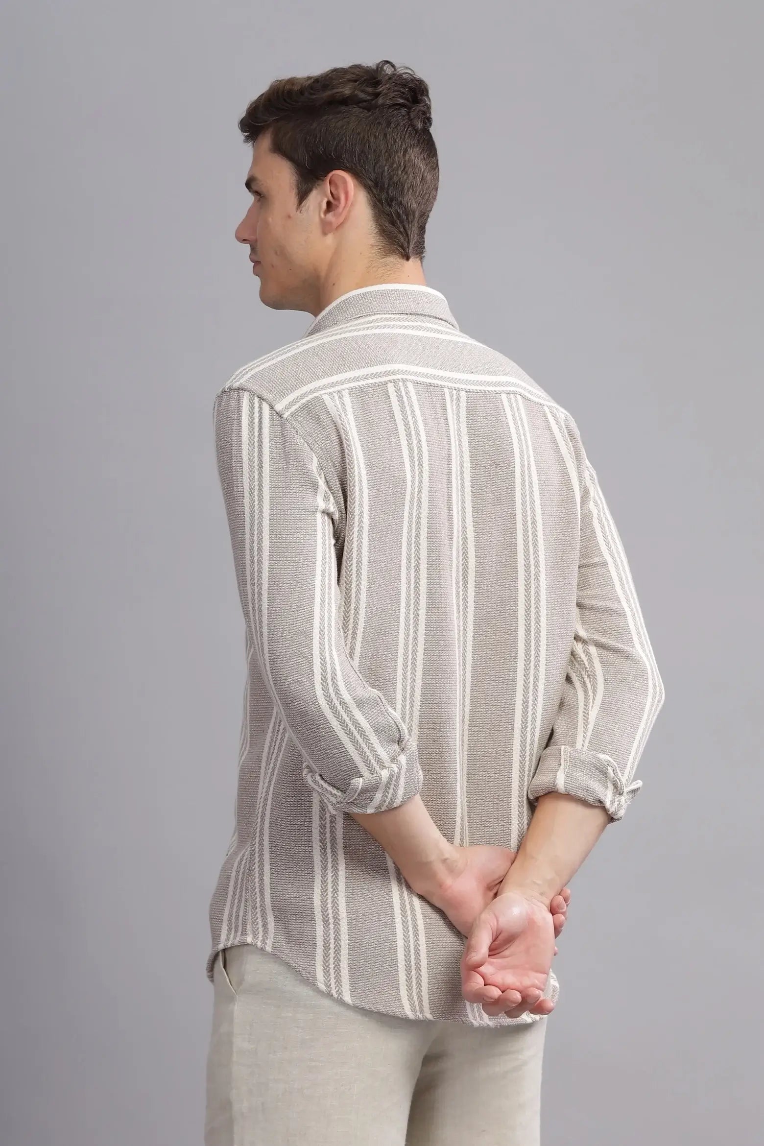 Grand Gauze Textured Blended Shirt - Three Days
