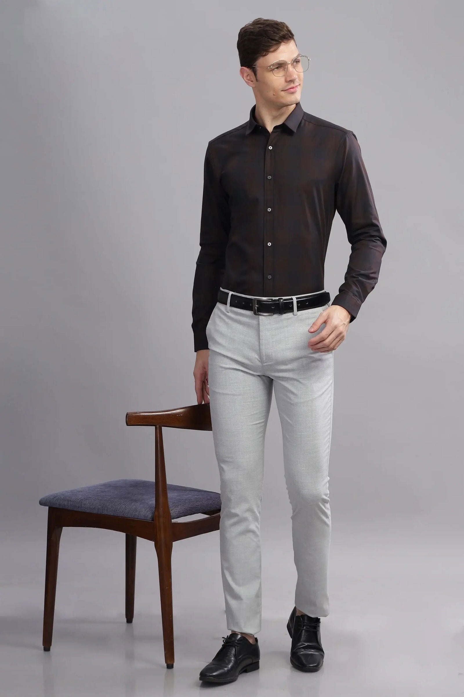Grandeur Checkered Long Sleeve Shirt - Three Days