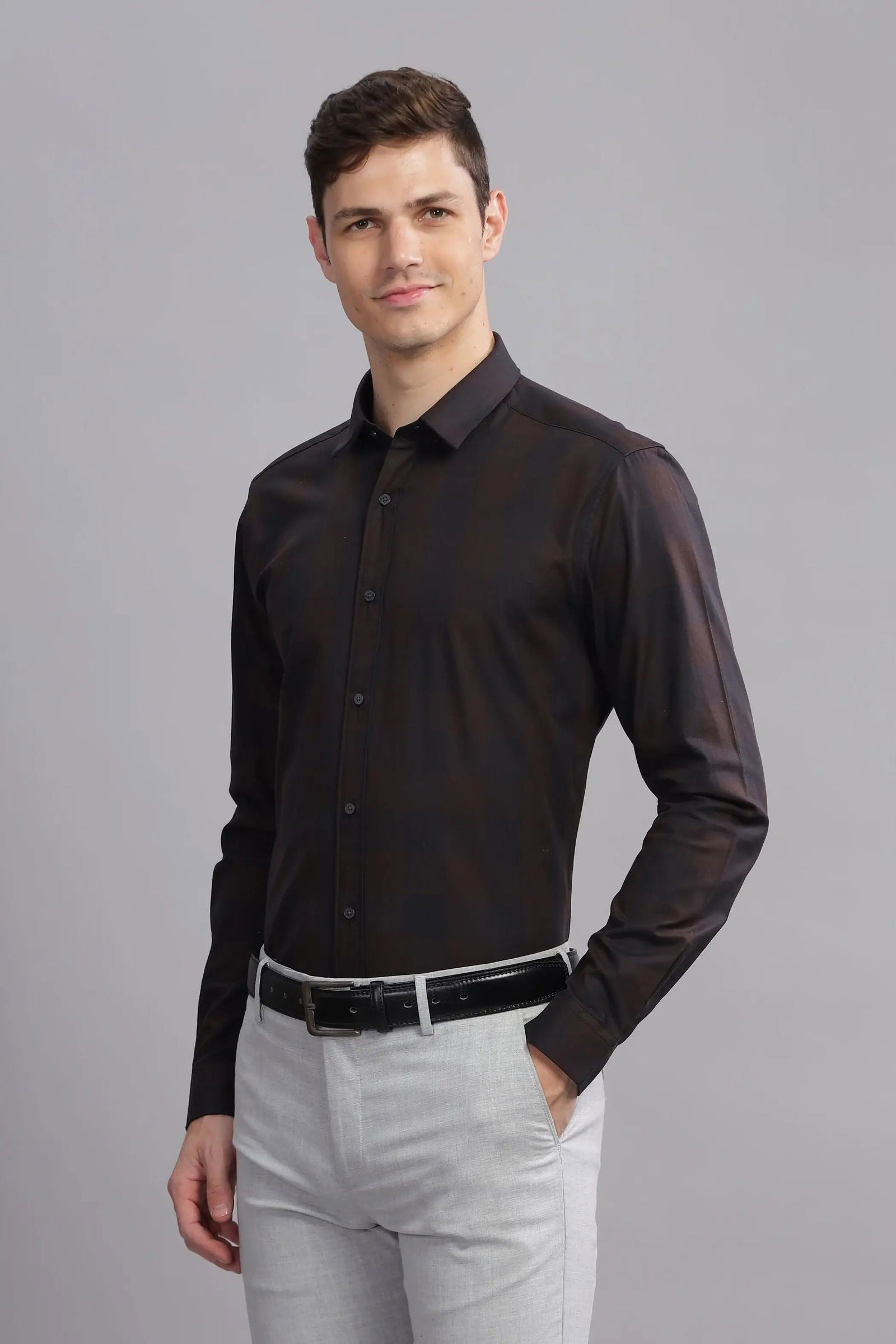 Grandeur Checkered Long Sleeve Shirt - Three Days
