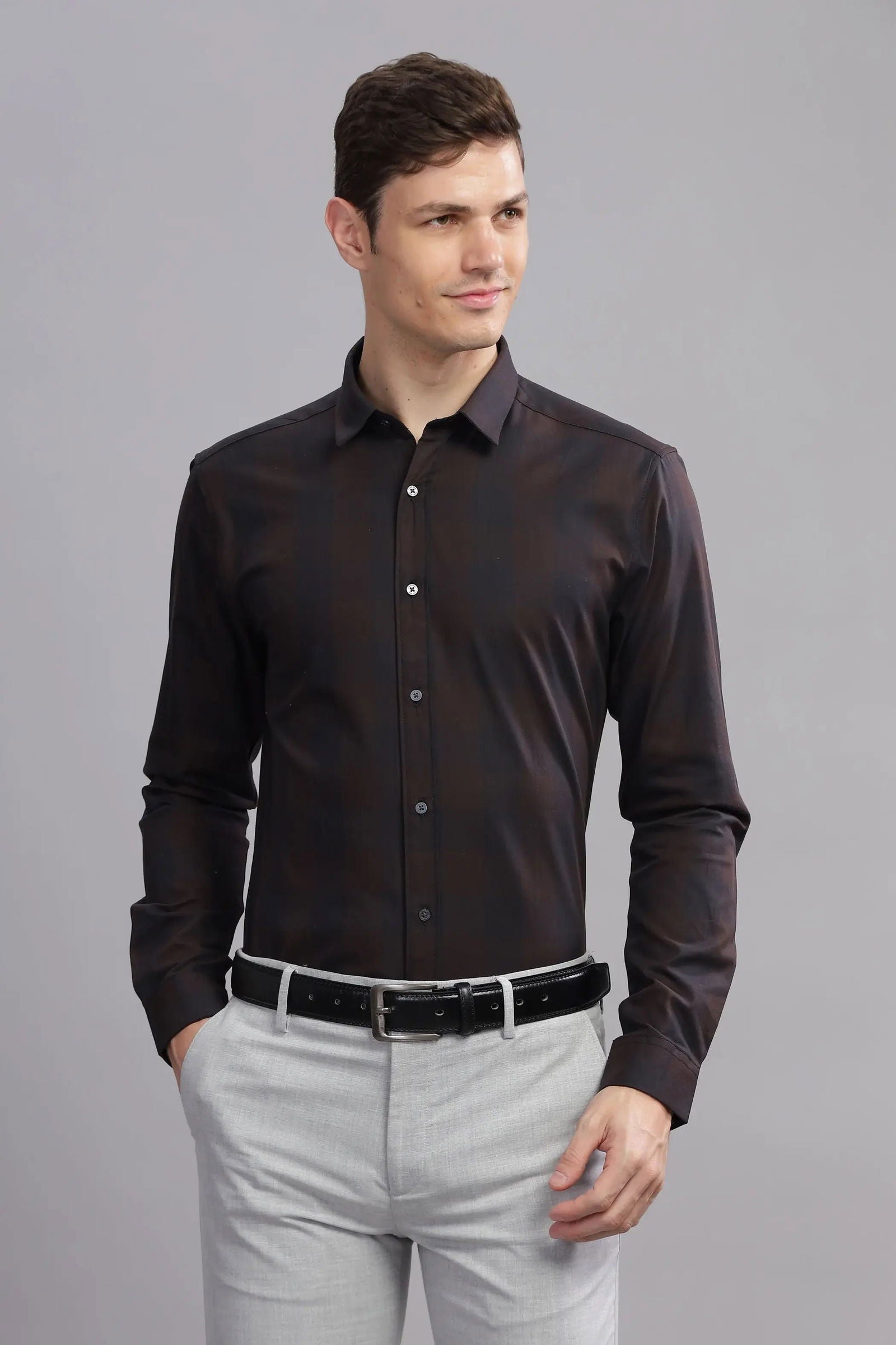 Grandeur Checkered Long Sleeve Shirt - Three Days