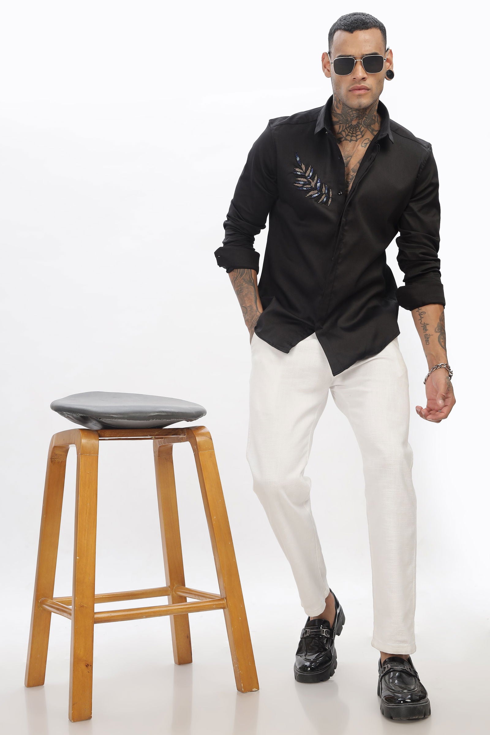 Handcrafted Perfection Black Shirt - Three Days