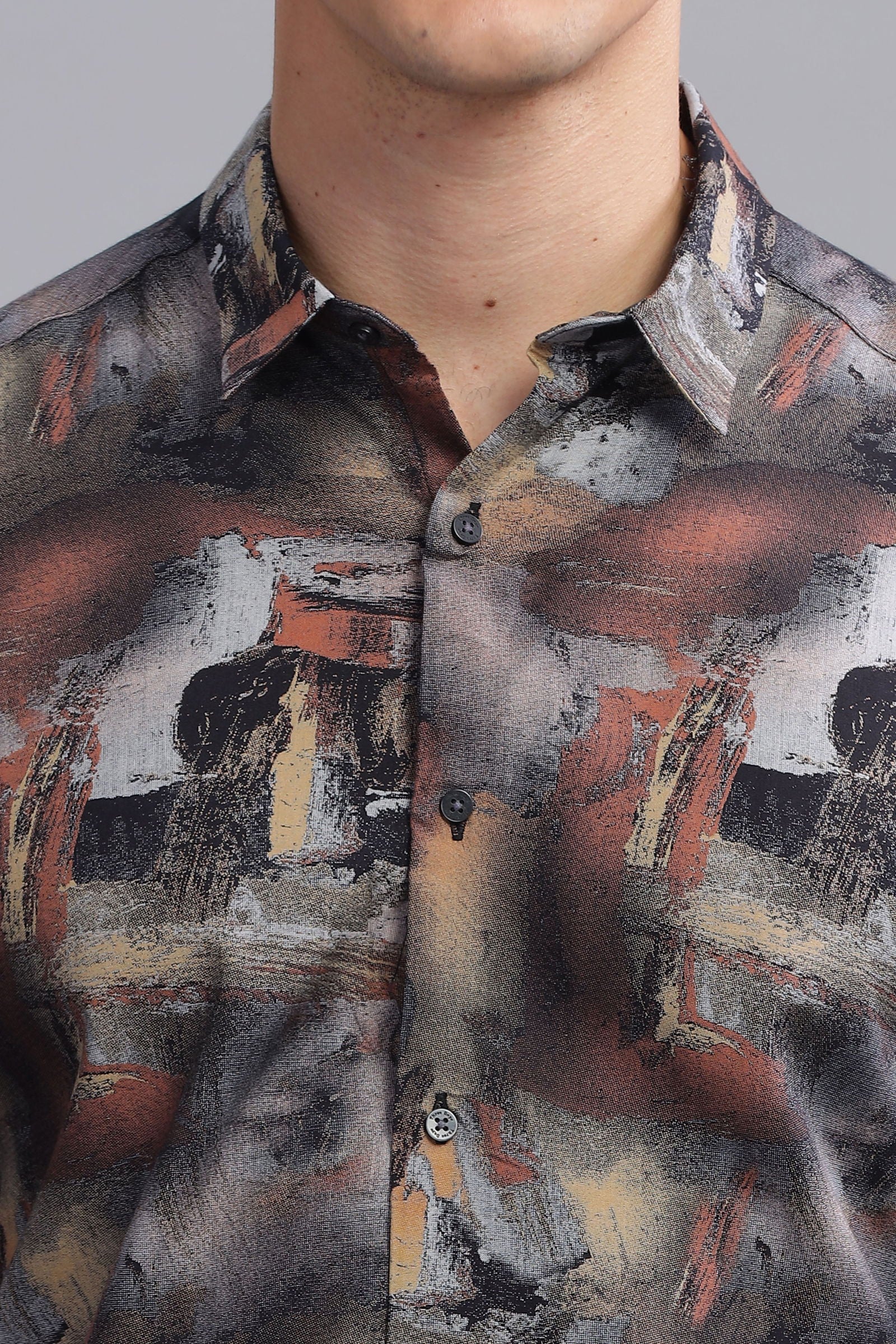 Kaliedo Abstract Printed Shirt - Three Days