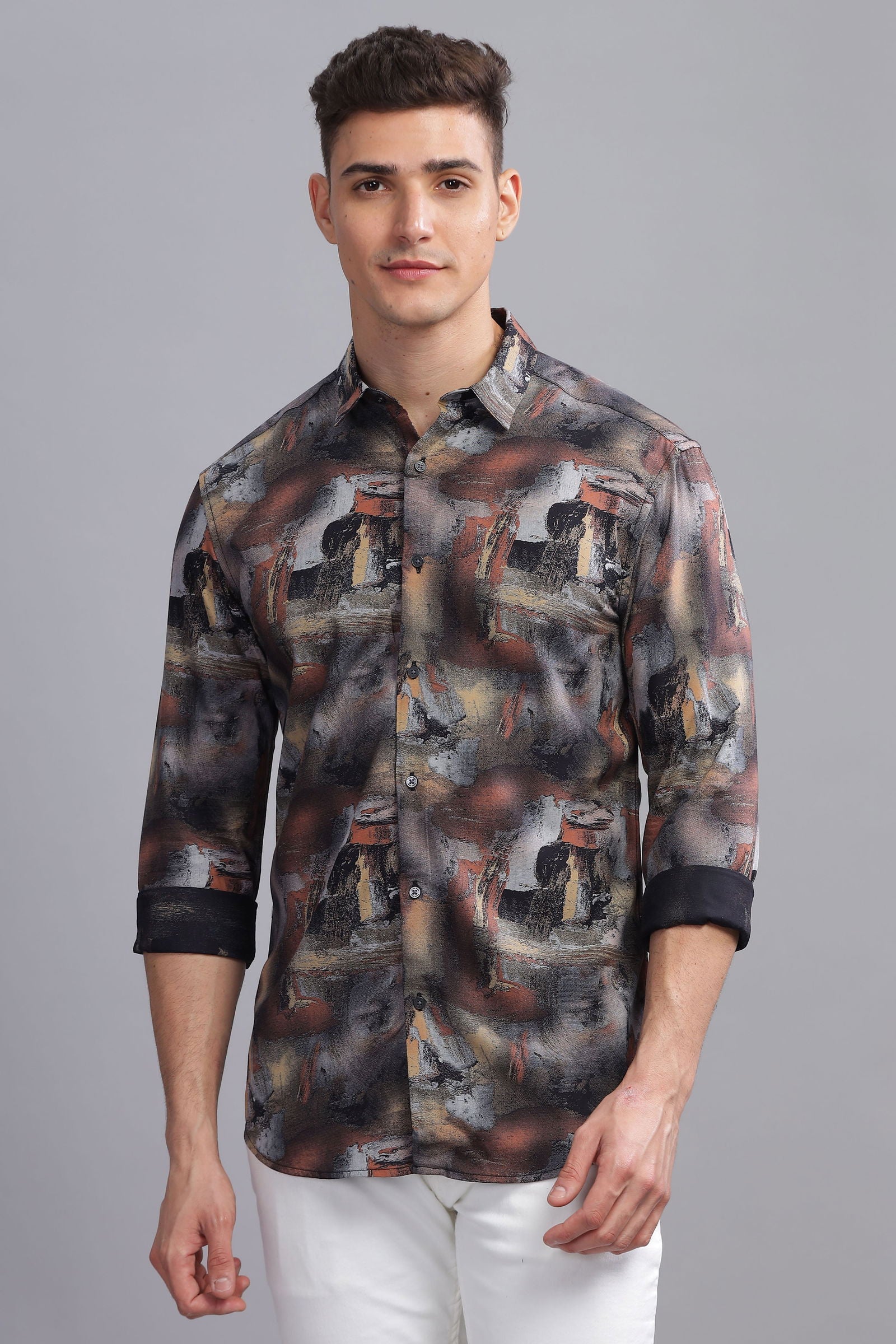 Kaliedo Abstract Printed Shirt - Three Days