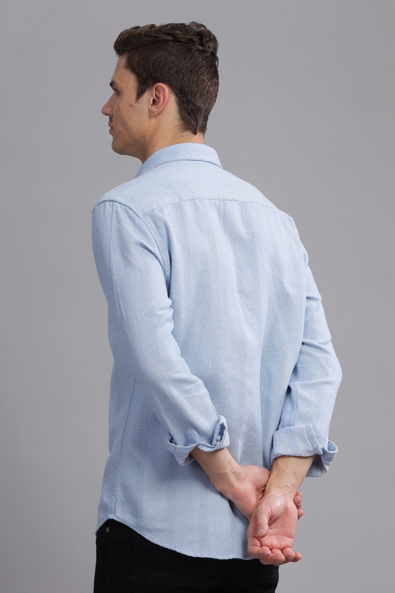 Loom Luxe Textured Blended Shirt - Three Days