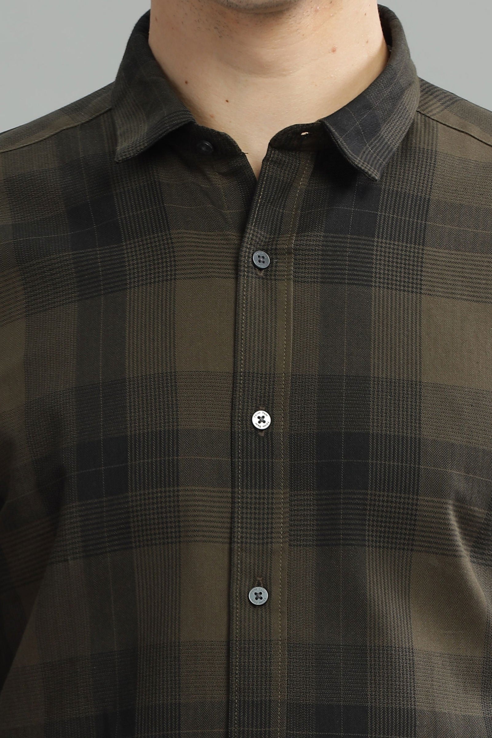 Metro Blend Checkered Long Sleeve Shirt - Three Days