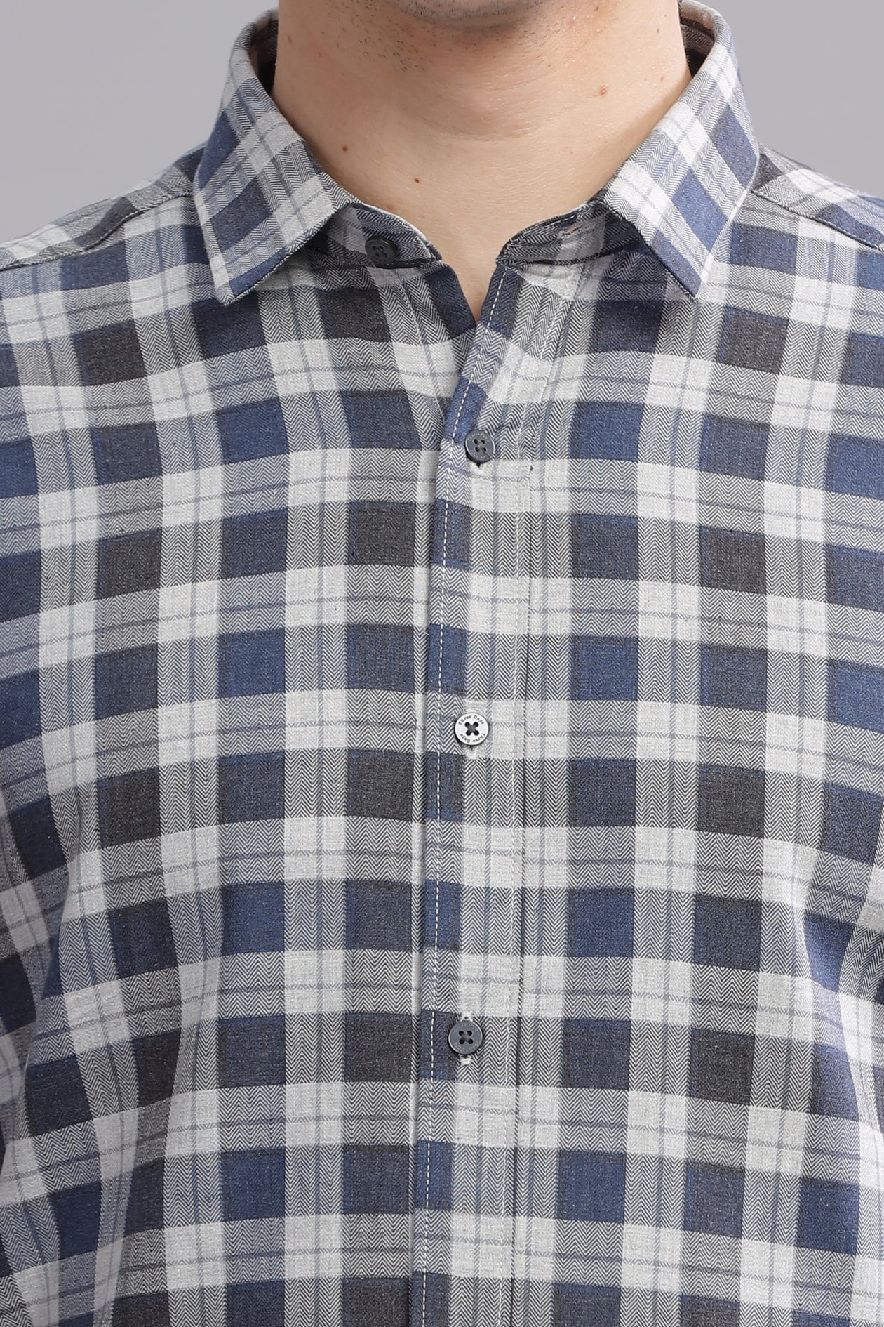 Metro Check Structured Check Shirt - Three Days