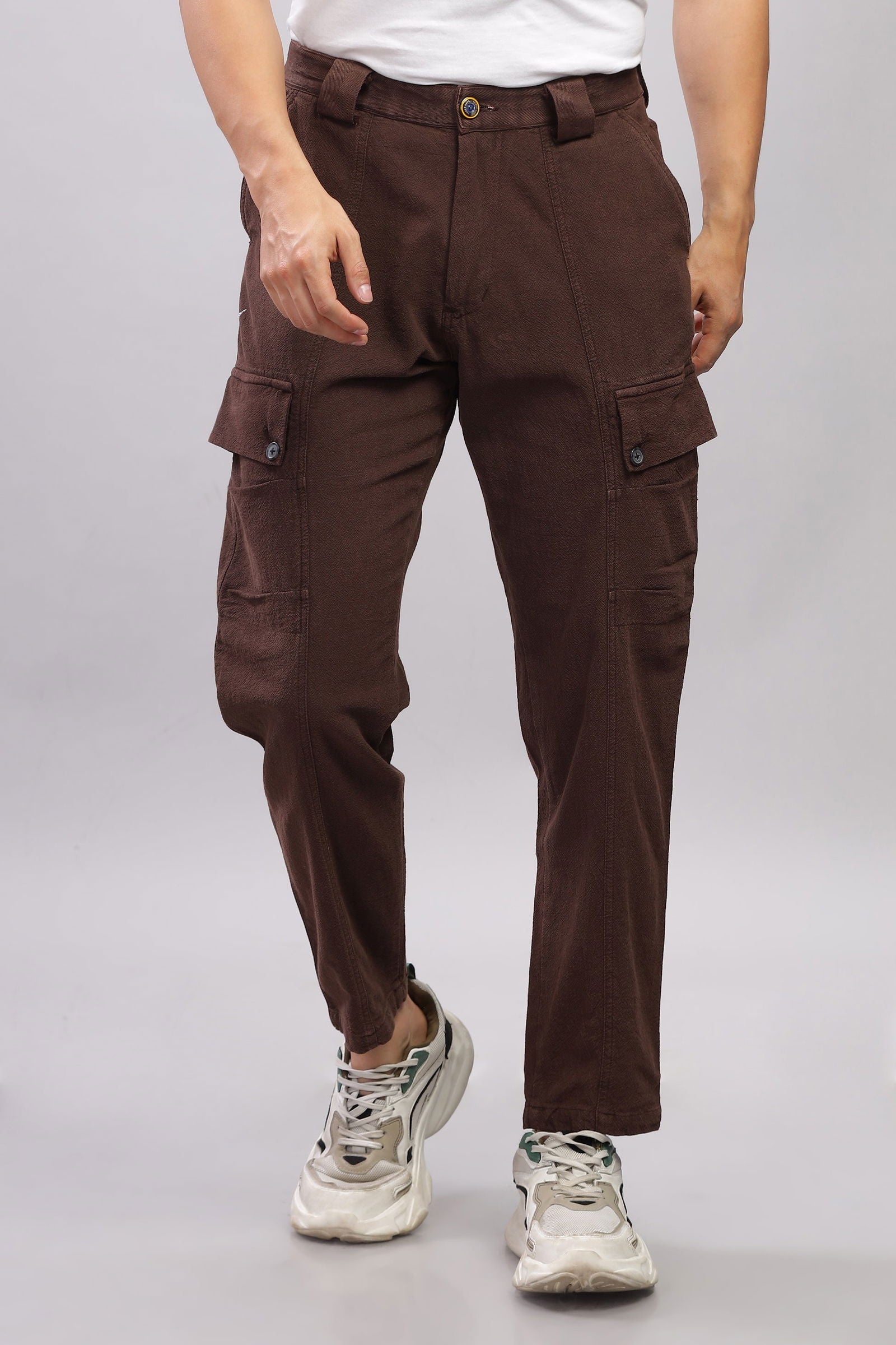 Metromover Brown Cargo Pants - Three Days