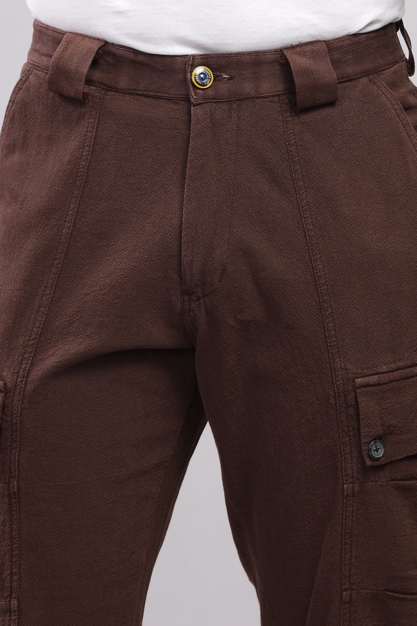 Metromover Brown Cargo Pants - Three Days