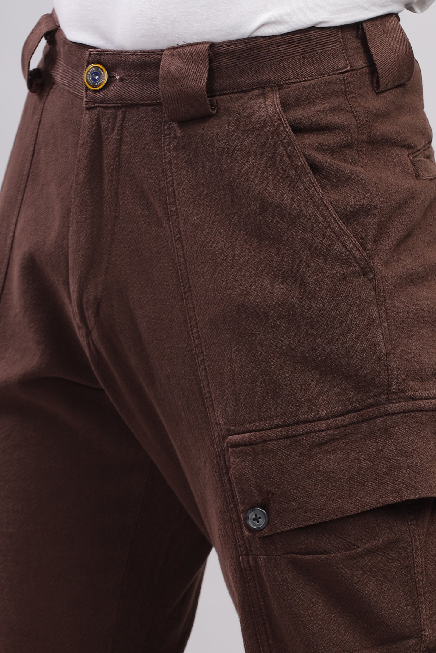 Metromover Brown Cargo Pants - Three Days
